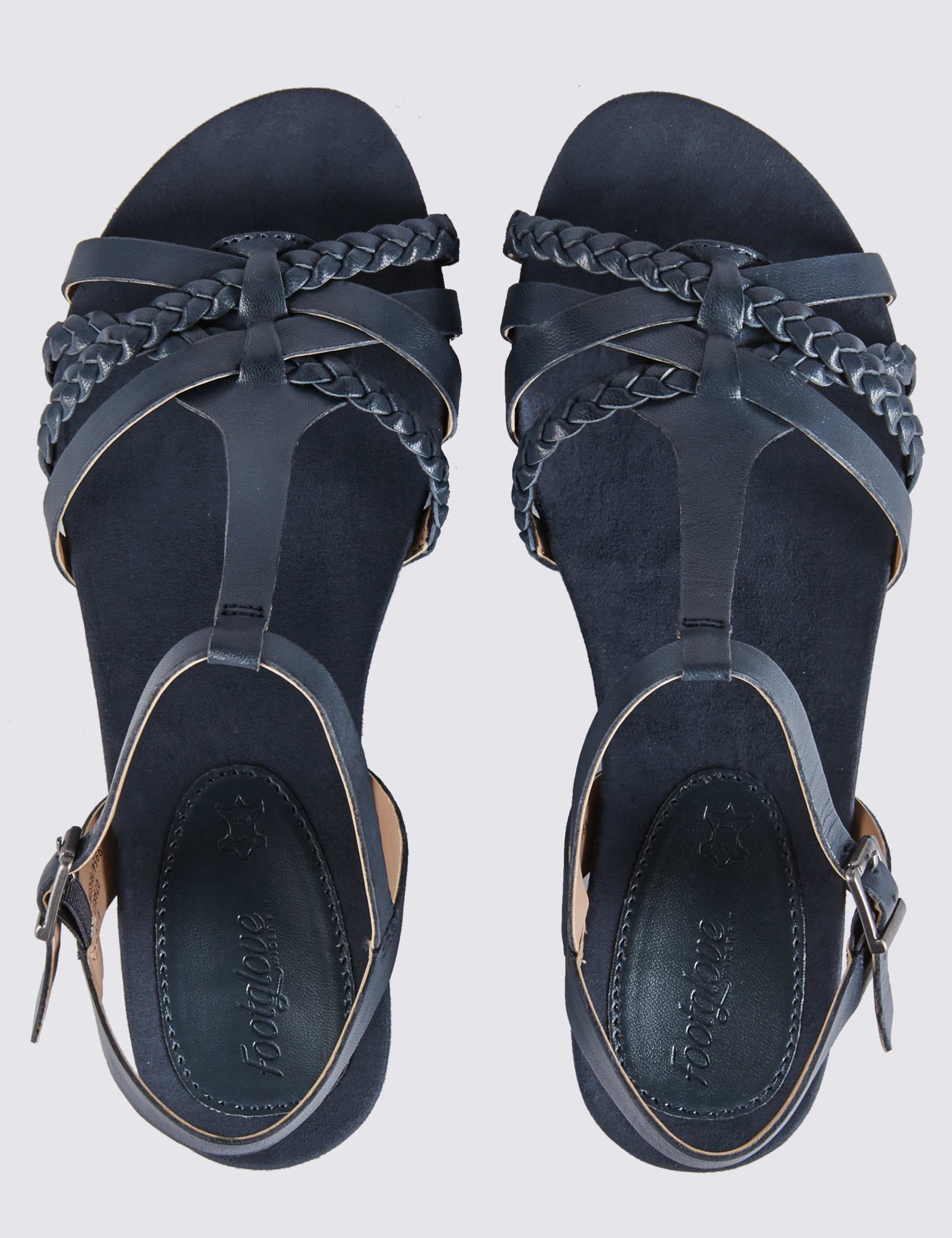 Wide Fit Leather Sandals 4 of 6
