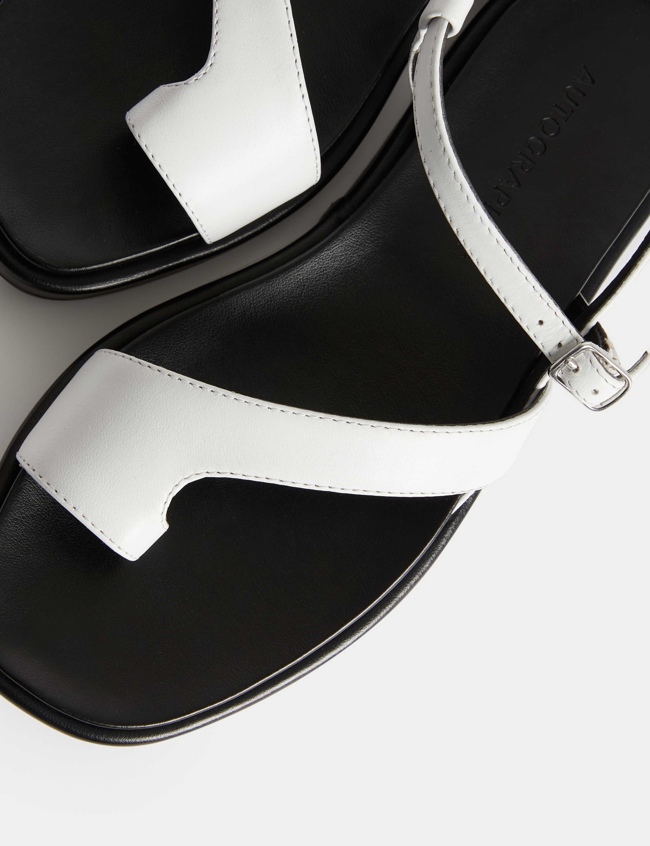 Leather Buckle Strappy Sandals 3 of 3