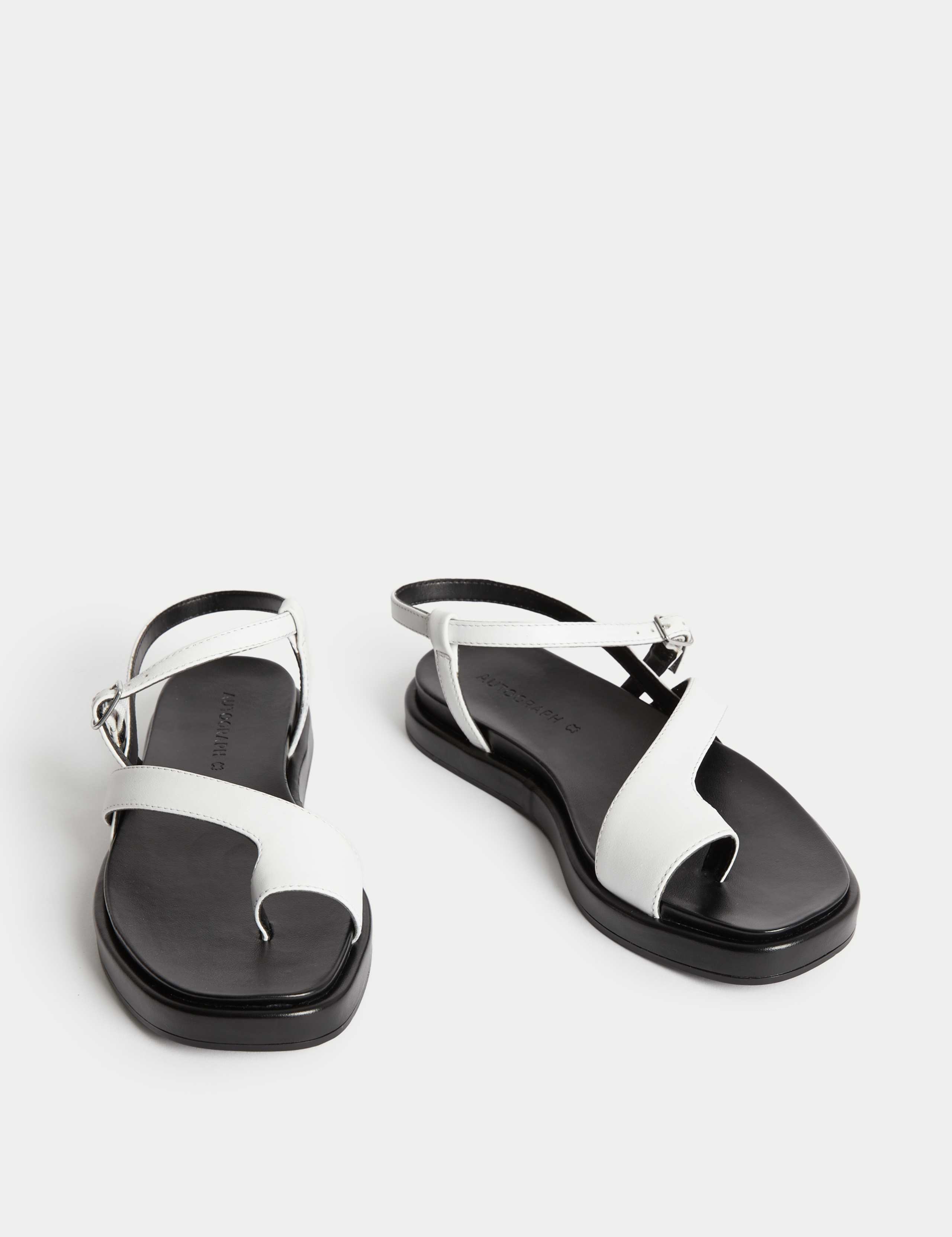 Leather Buckle Strappy Sandals 2 of 3