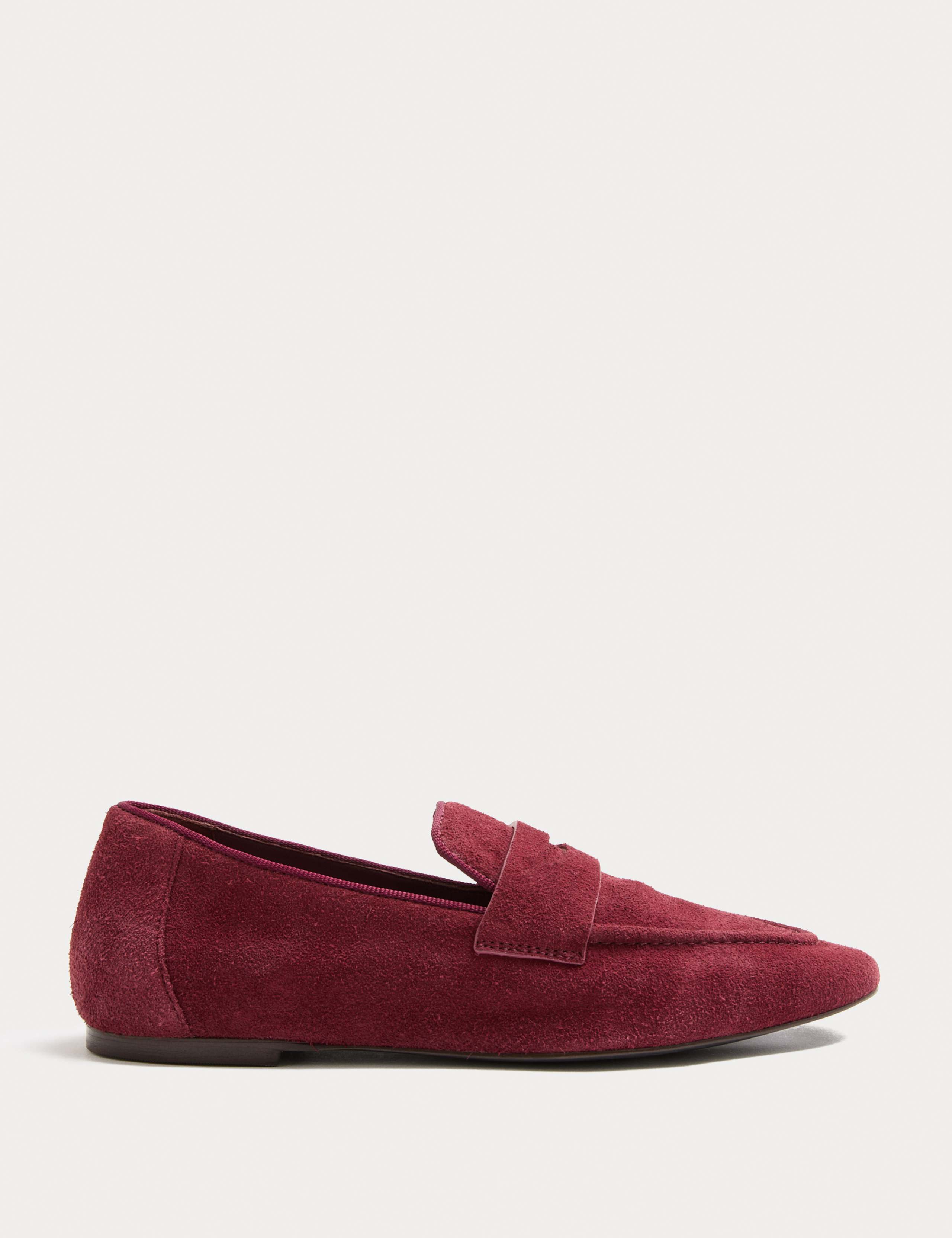 Soft Suede Flat Loafers 2 of 3