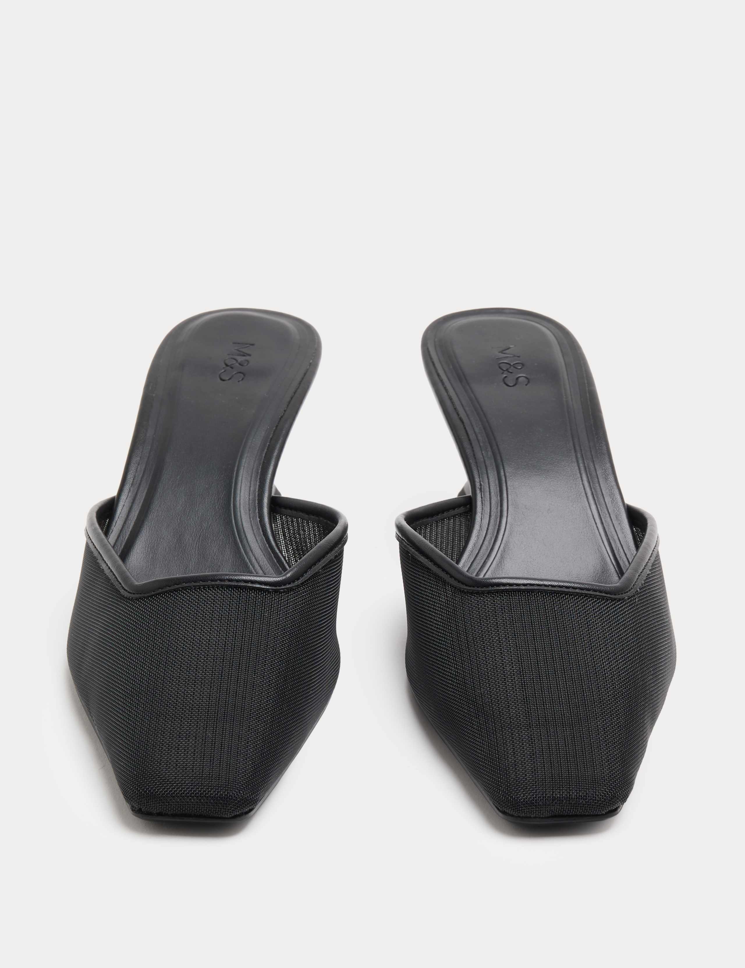 Mesh Wedge Pointed Mules 1 of 3