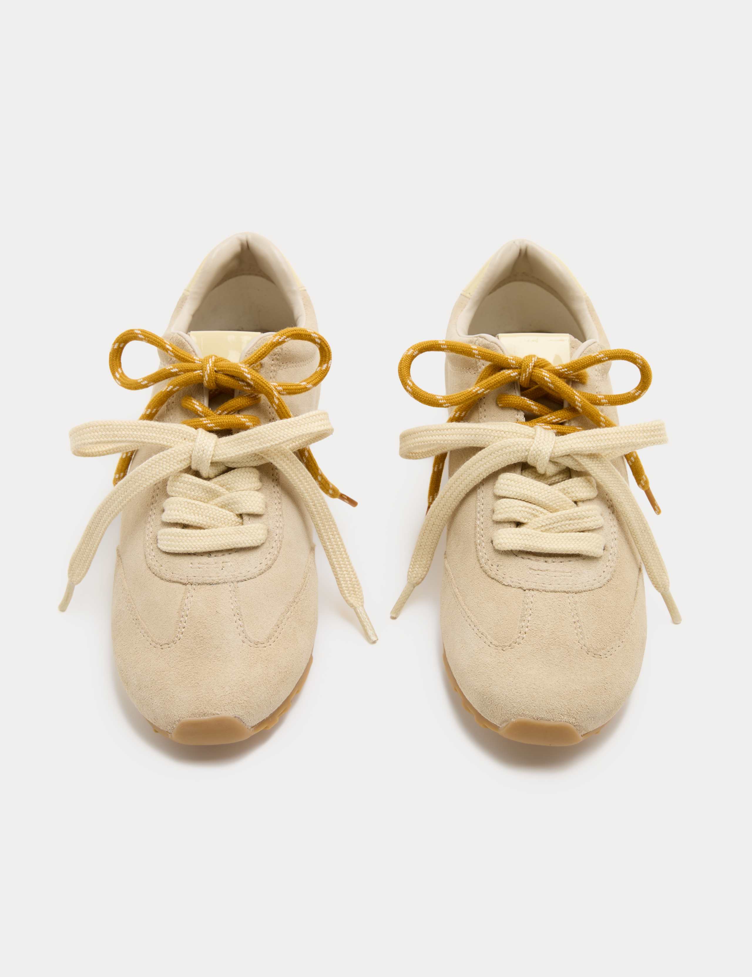 Suede Double Lace Up Trainers 1 of 3