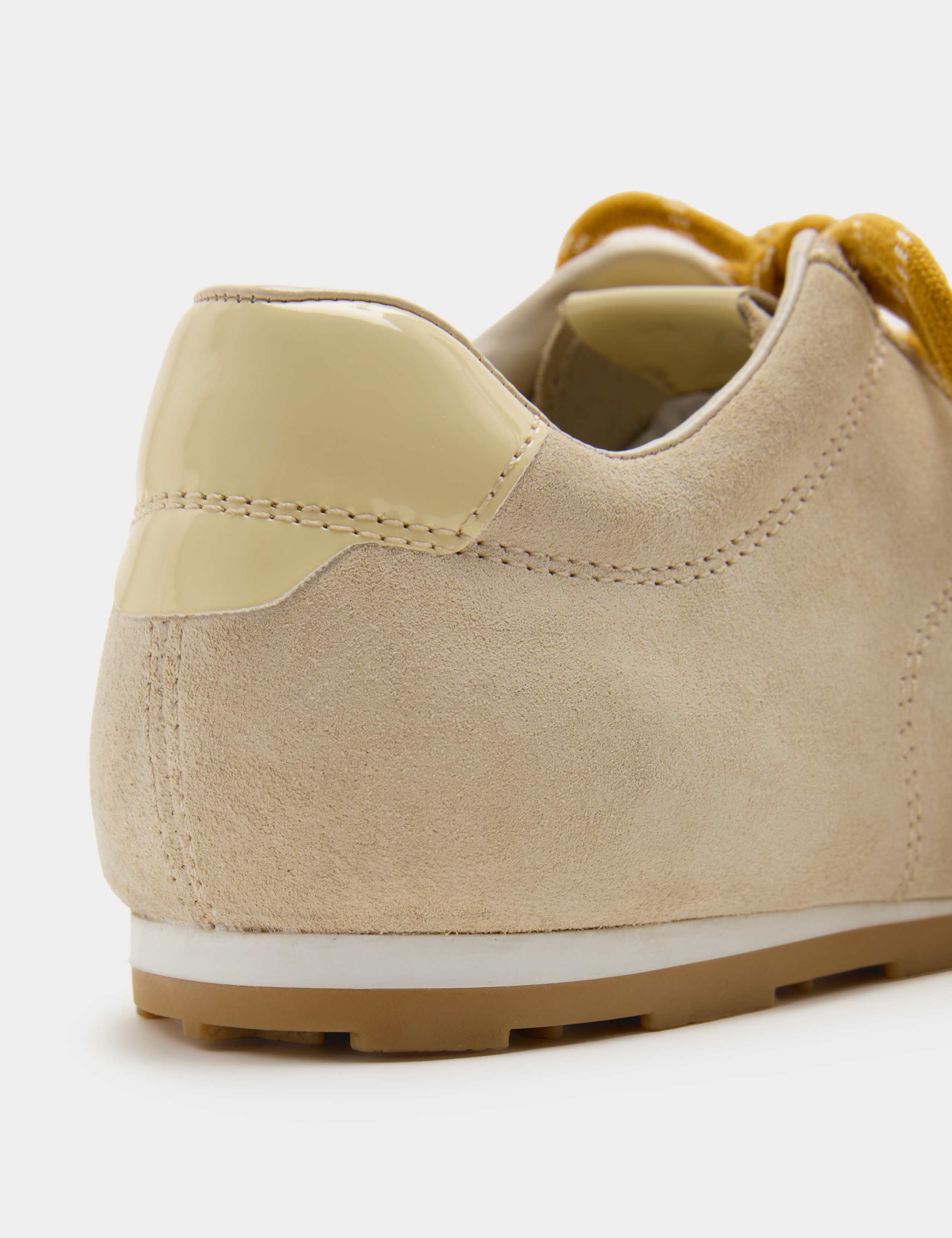 Suede Double Lace Up Trainers 3 of 3