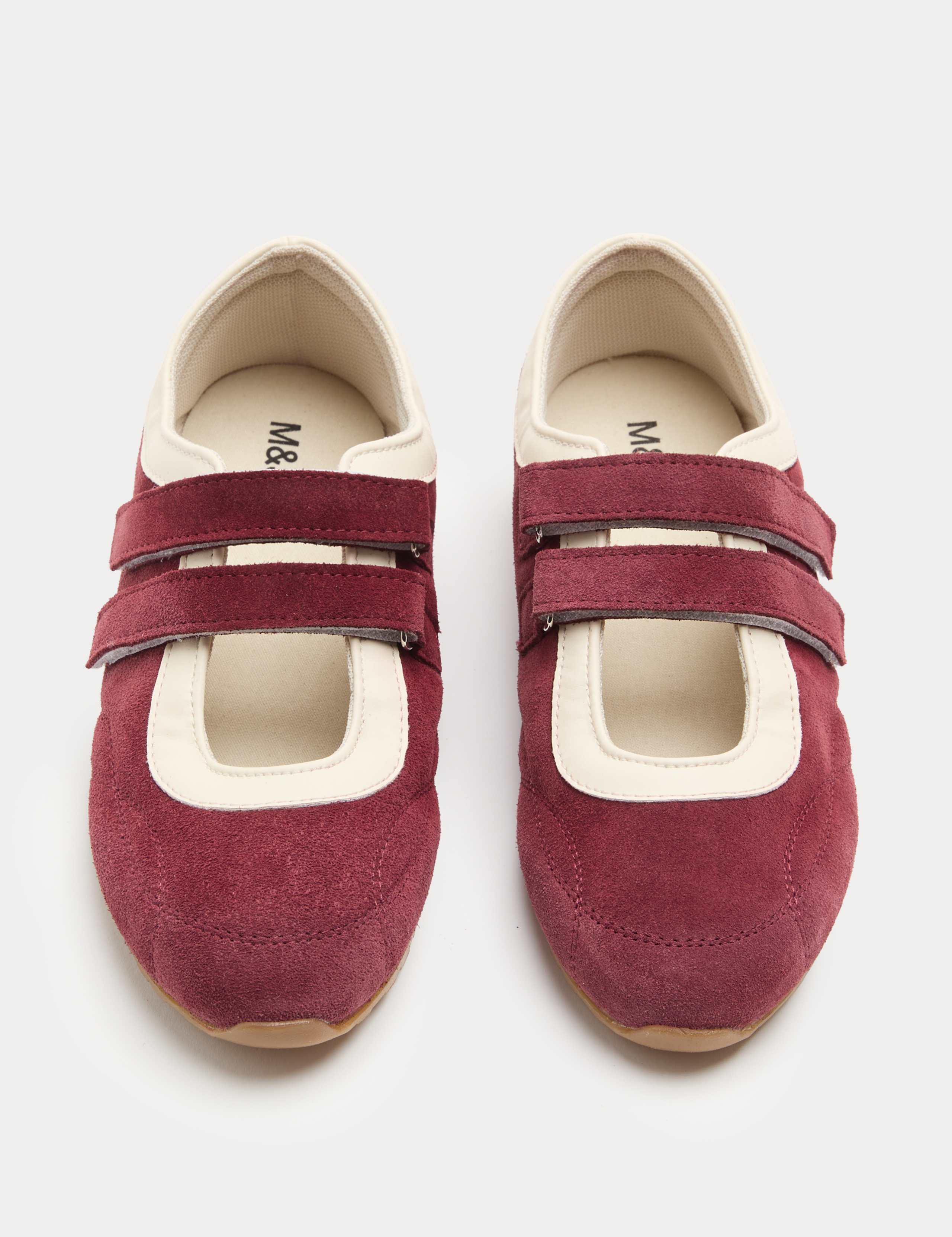 Suede Double Strap Mary Jane Trainers 2 of 3