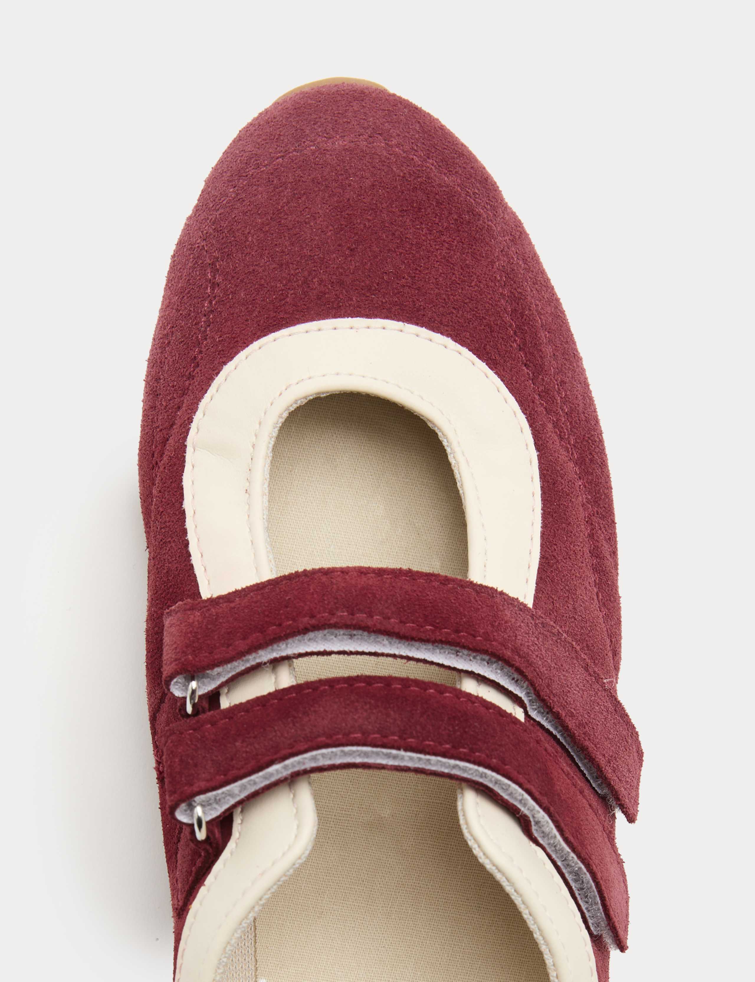 Suede Double Strap Mary Jane Trainers 3 of 3