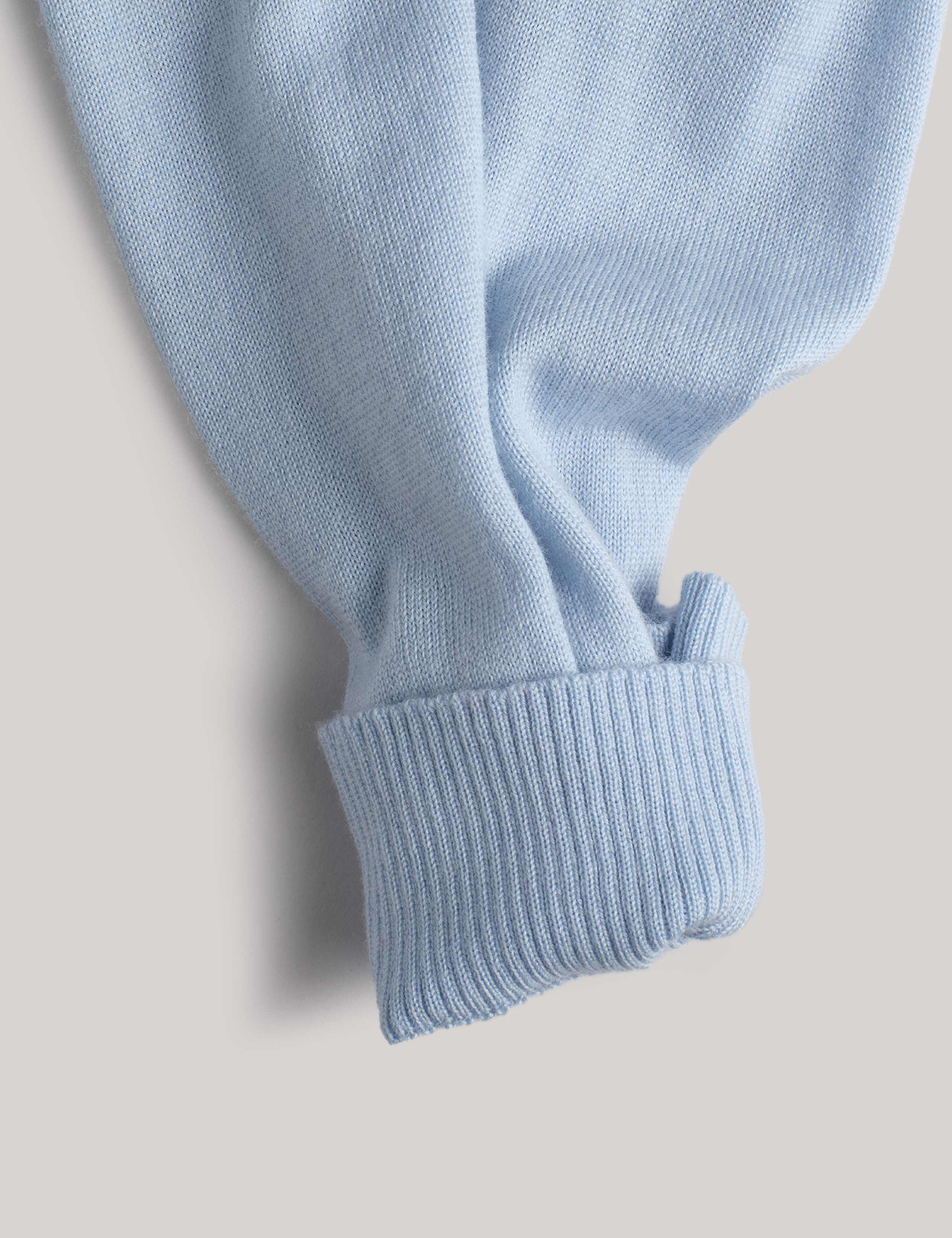 Pure Merino Wool Blue Sky Jumper 9 of 9