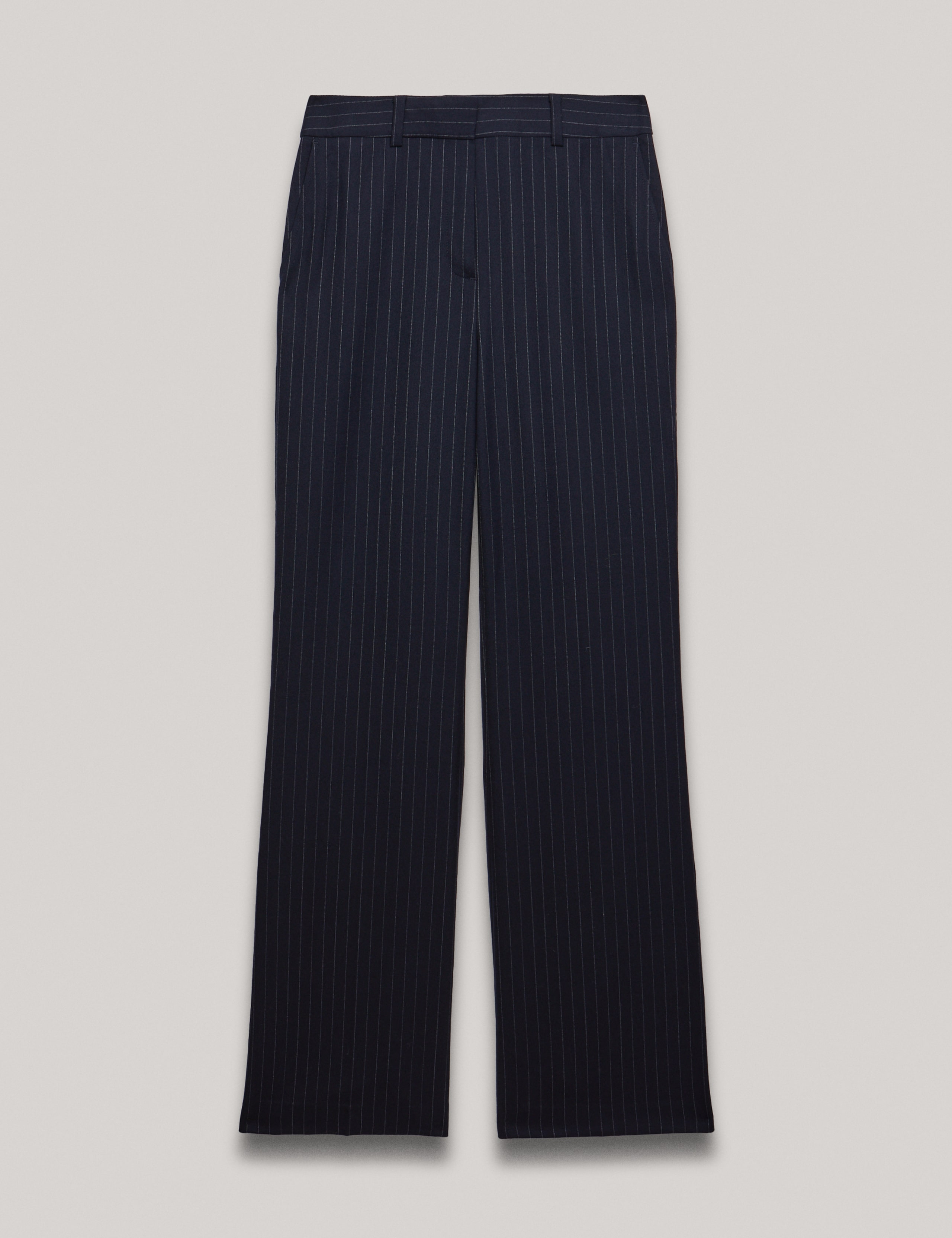 Wool-Blend Pinstripe Trousers 2 of 8