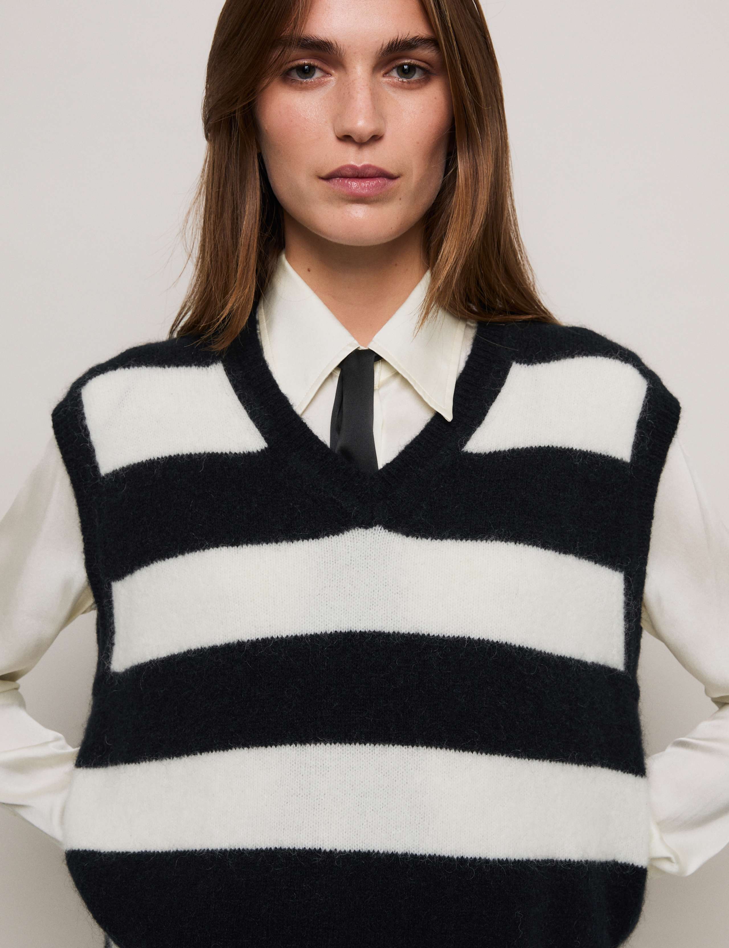 Merino Wool Rich Relaxed Tank With Mohair 5 of 8