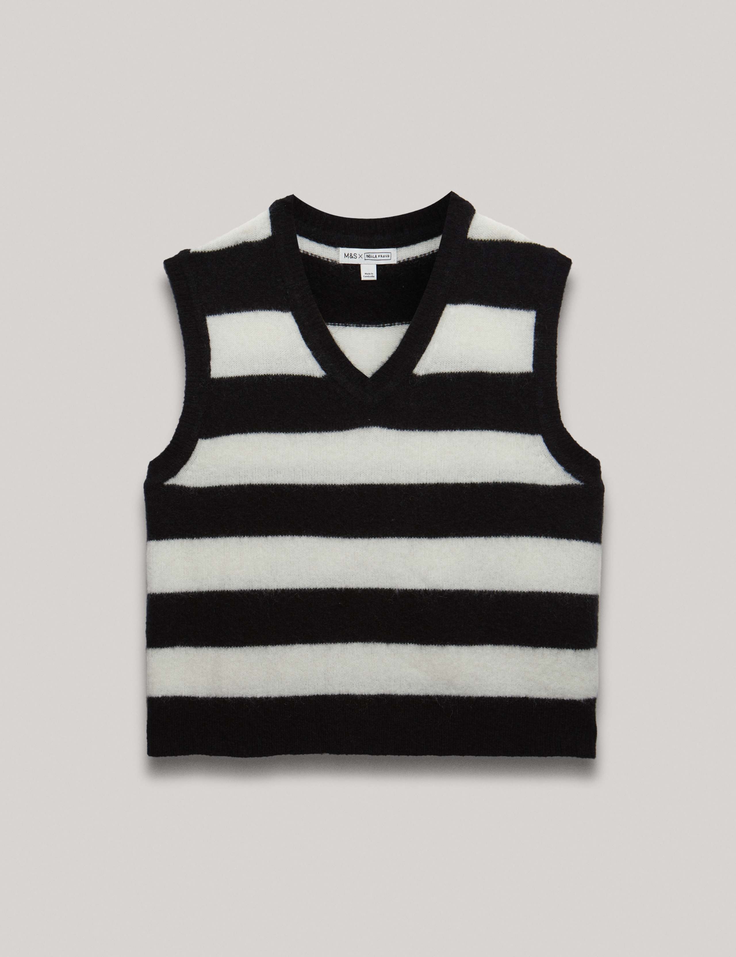 Merino Wool Rich Relaxed Tank With Mohair 2 of 8