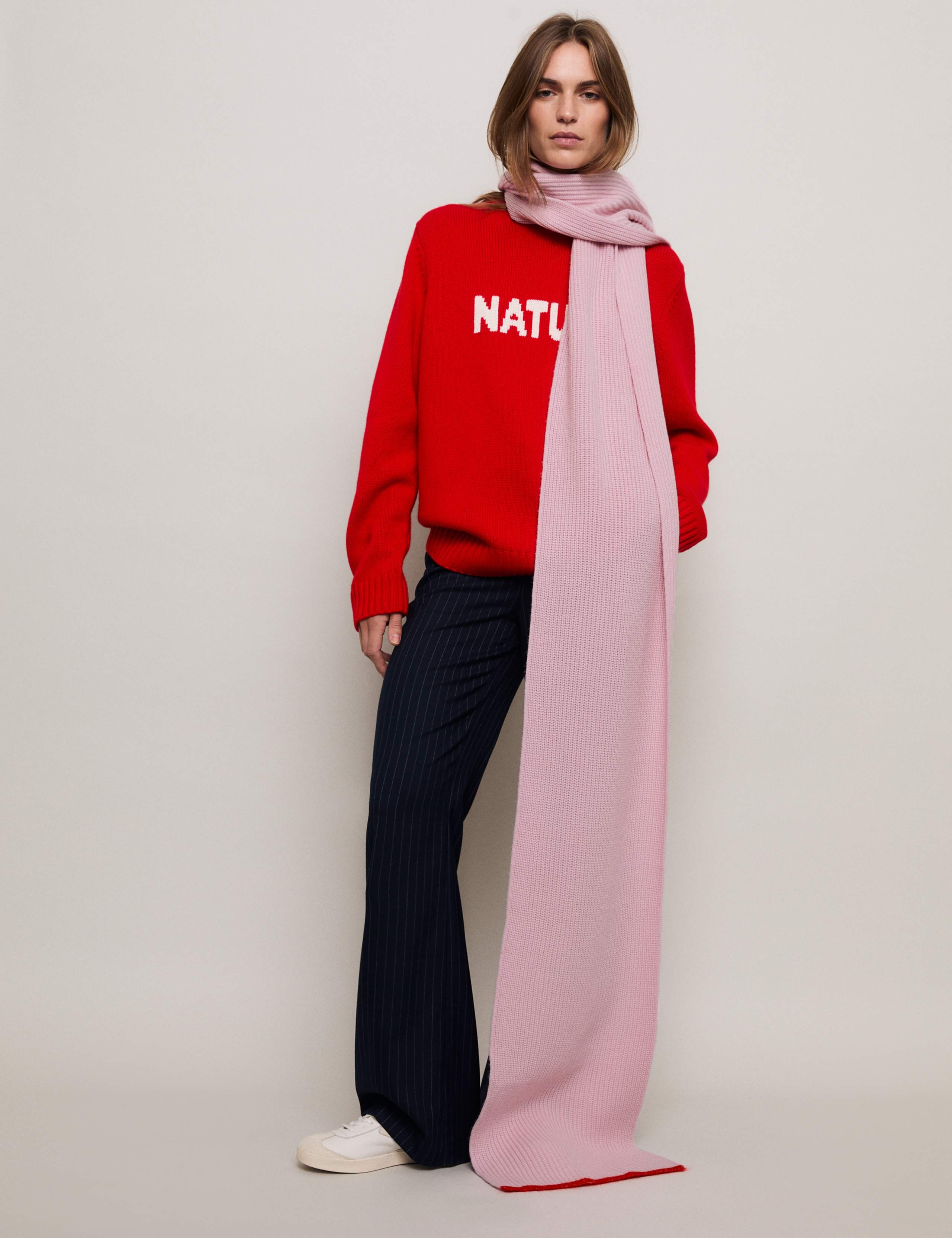 Merino Wool Rich Scarf With Cashmere 1 of 5