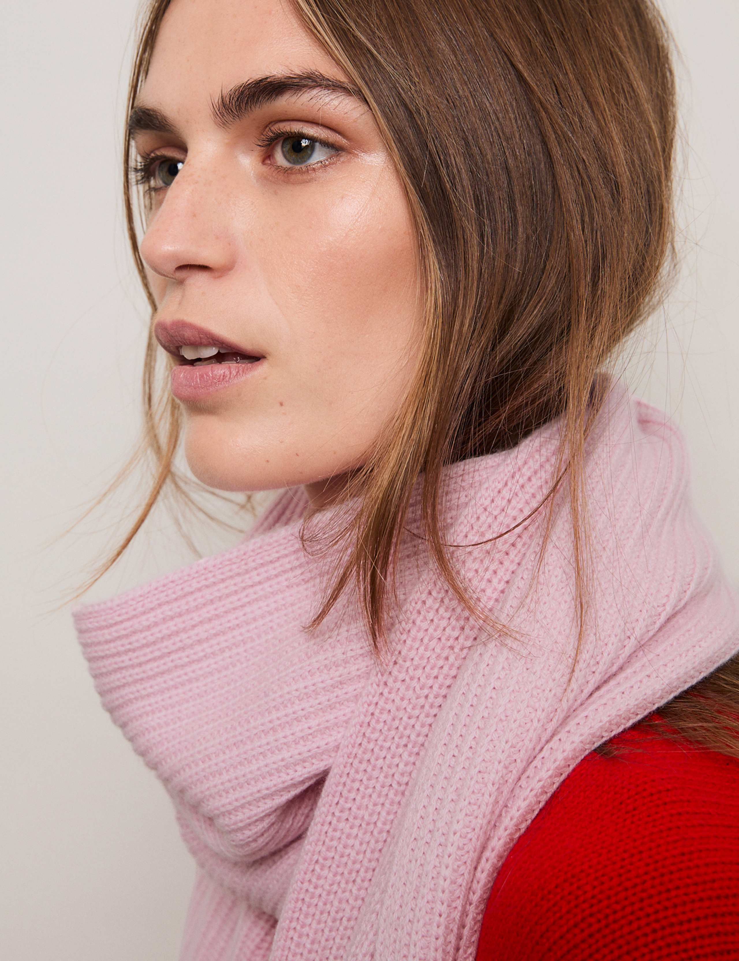 Merino Wool Rich Scarf With Cashmere 4 of 5