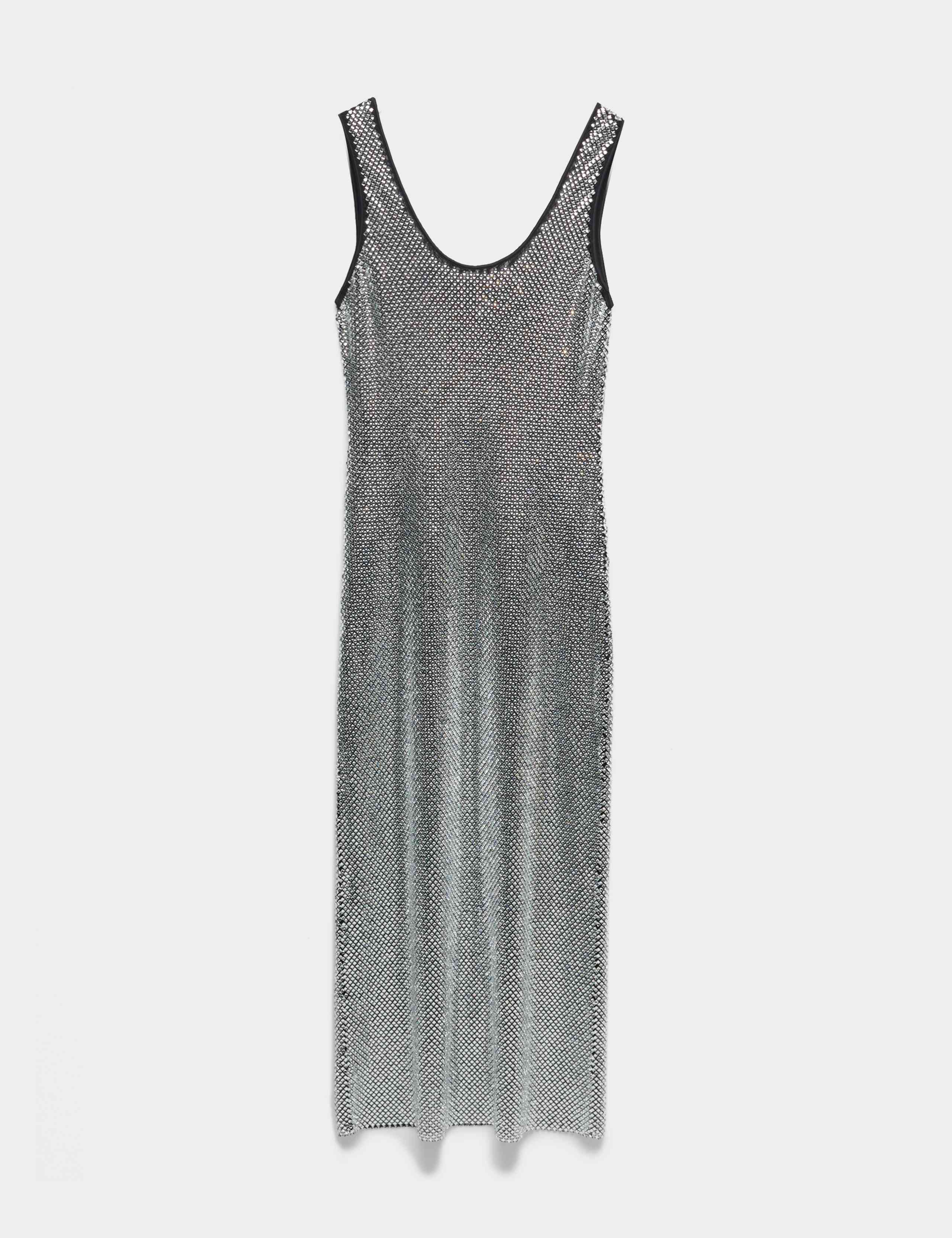 Metallic Embellished Maxi Bodycon Dress 2 of 8