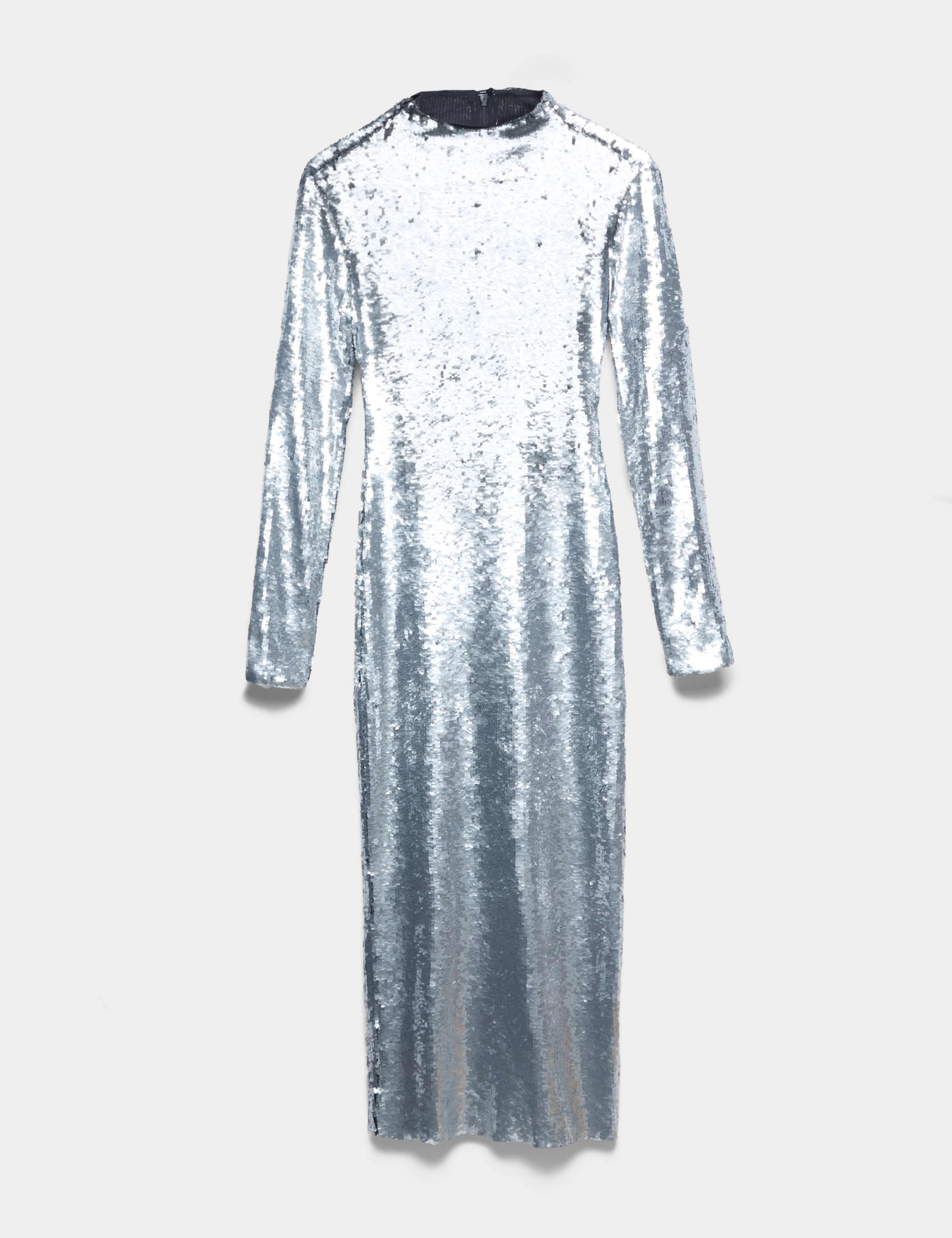 Sequin Embellished High Neck Midaxi Dress 2 of 10