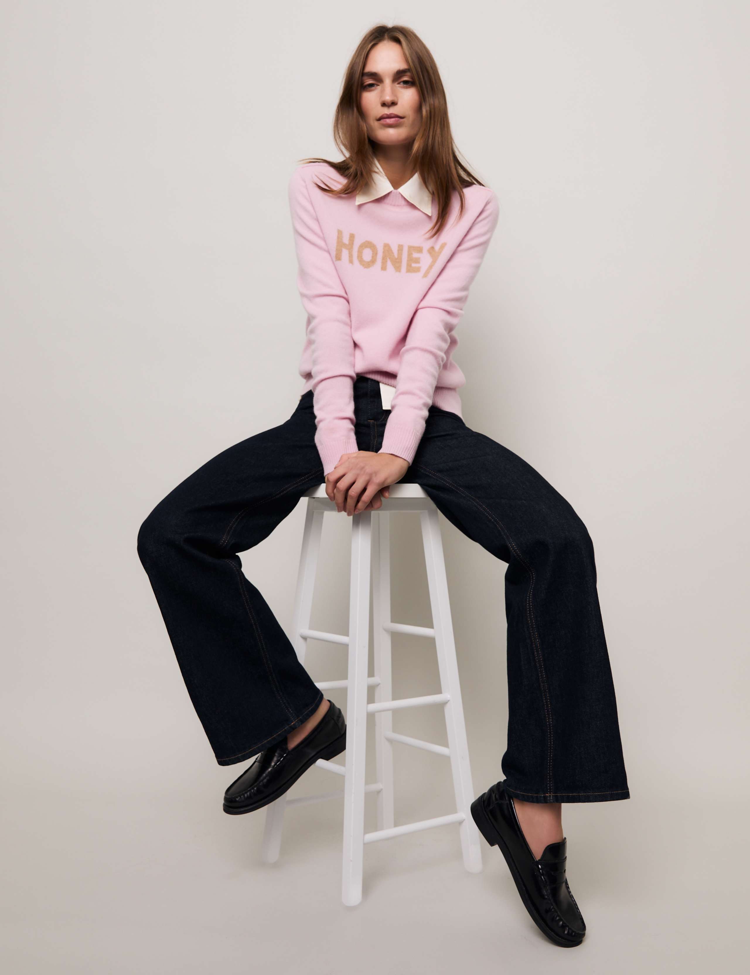 Cotton Rich Wide Leg High-Rise Jeans 6 of 9