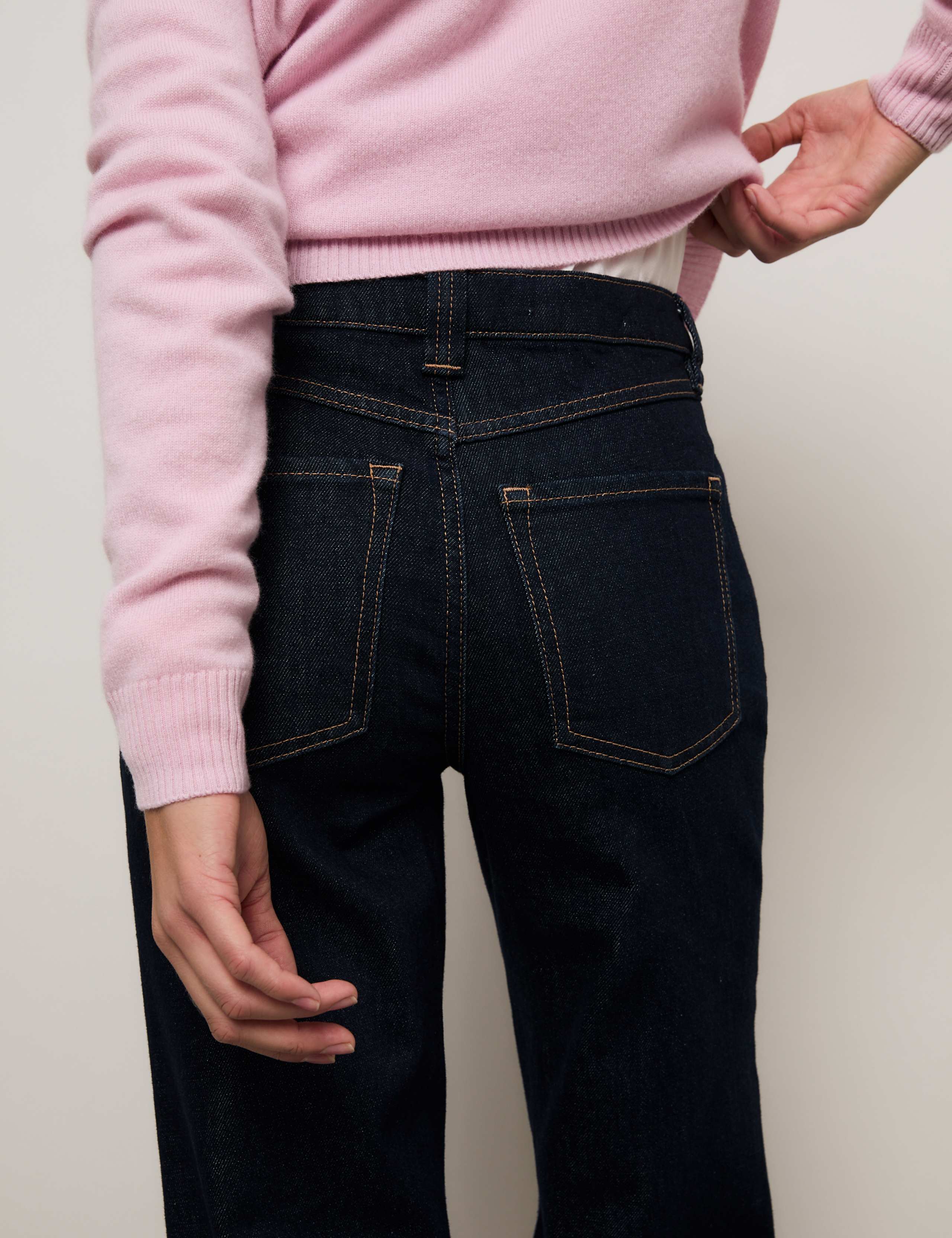 Cotton Rich Wide Leg High-Rise Jeans 7 of 9