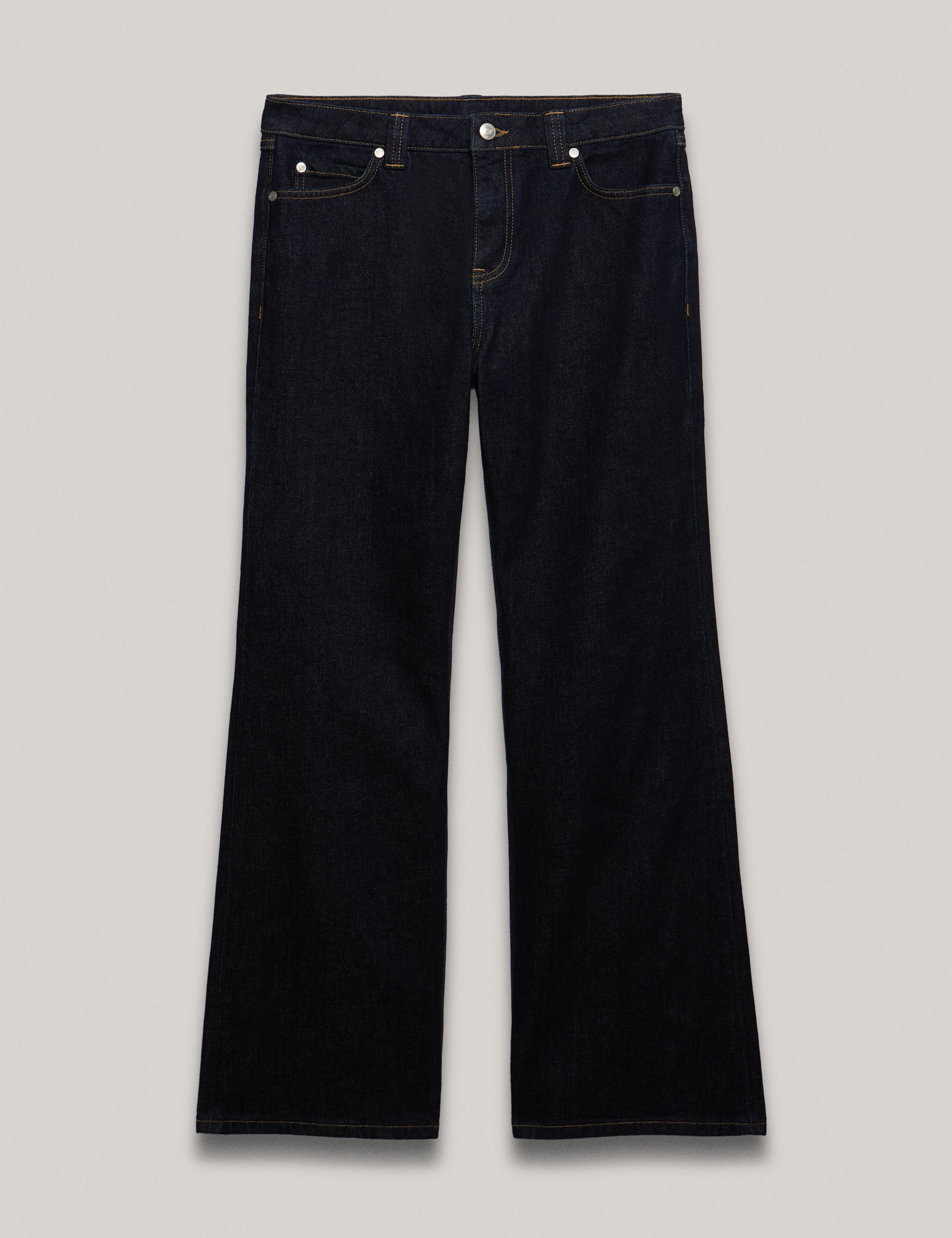Cotton Rich Wide Leg High-Rise Jeans 2 of 9