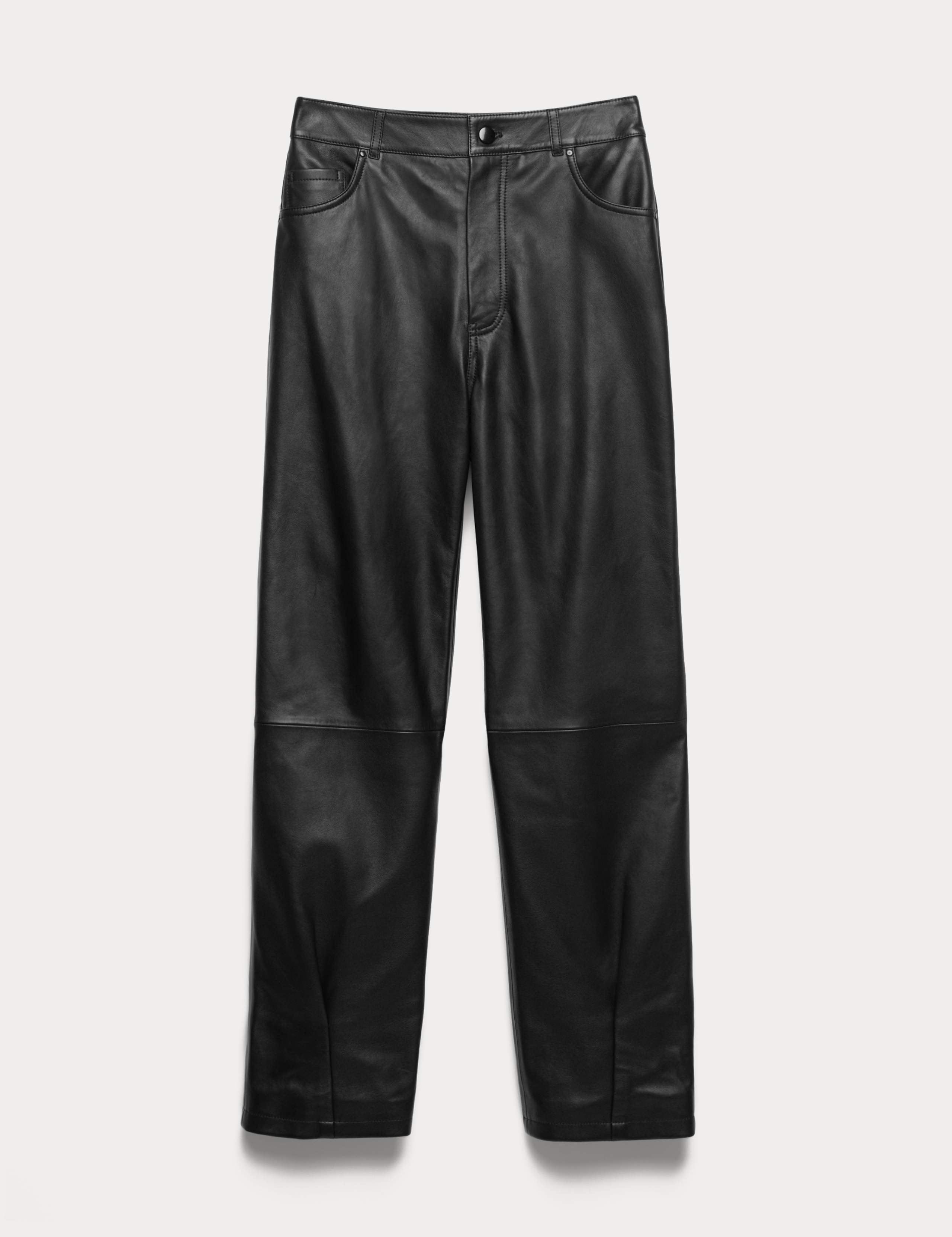 Leather High Waisted Trousers 2 of 7
