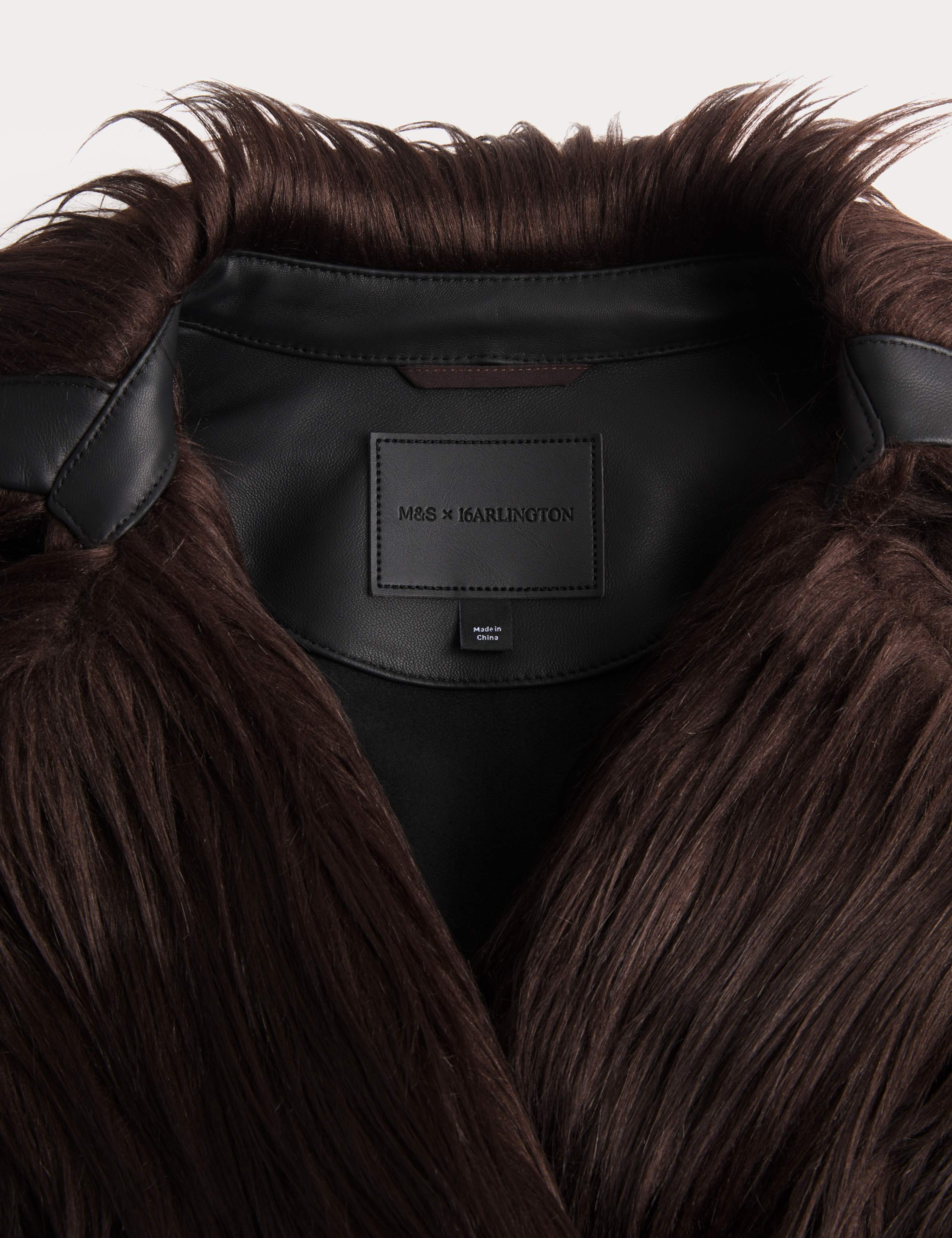 Faux Fur Collared Longline Trench Coat 9 of 9