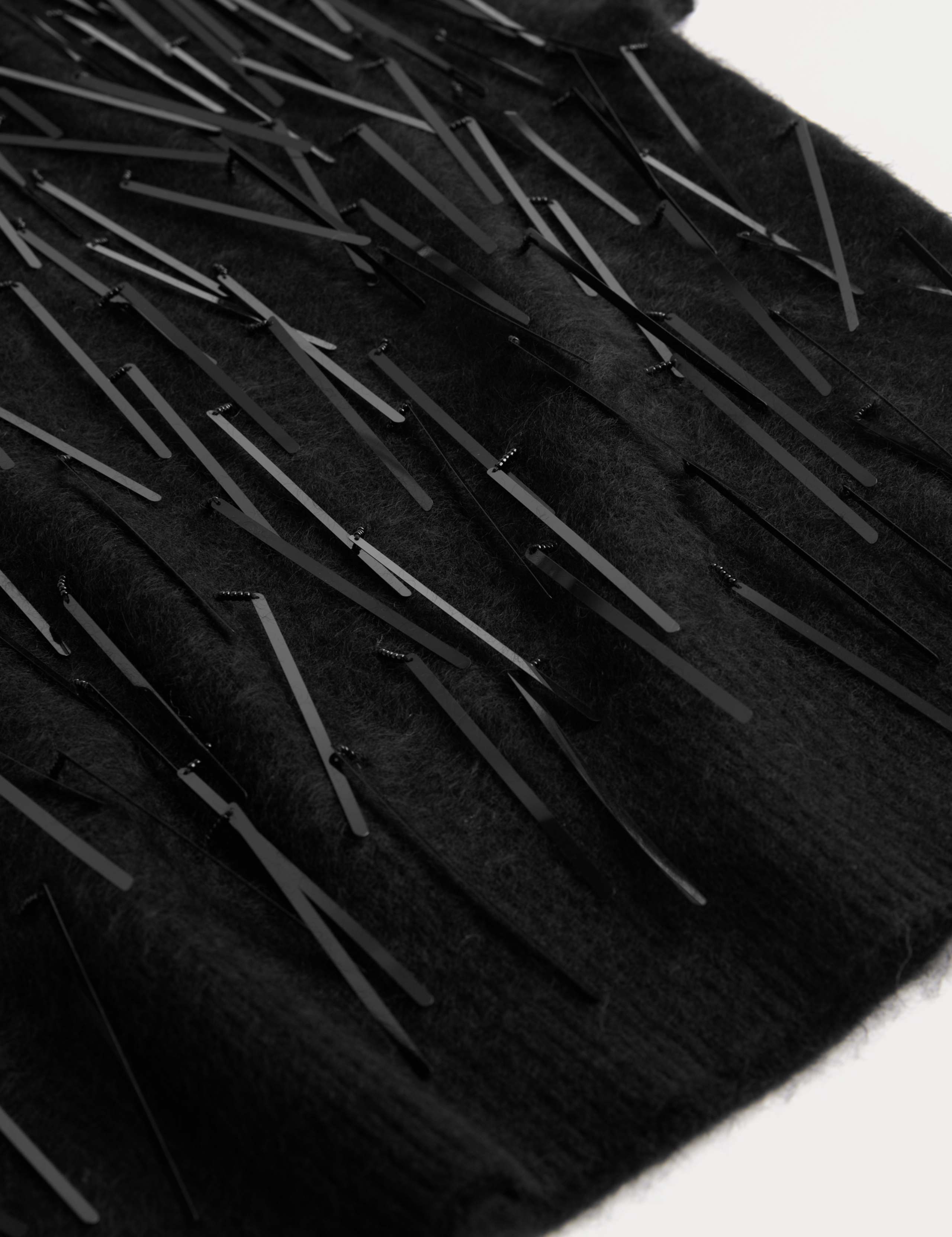 Pure Cashmere Embellished Roll Neck Top 8 of 8