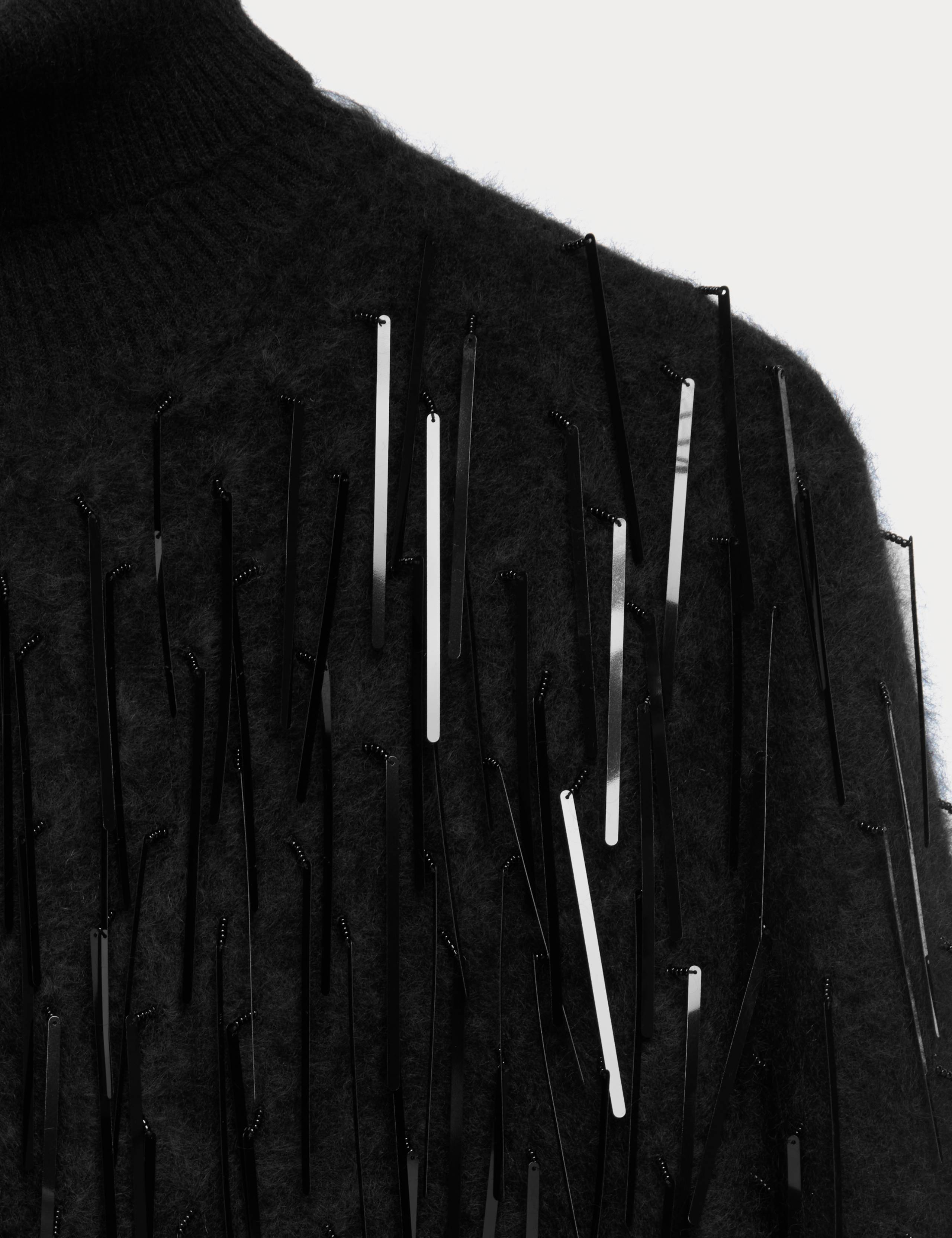 Pure Cashmere Embellished Mini Jumper Dress 8 of 8