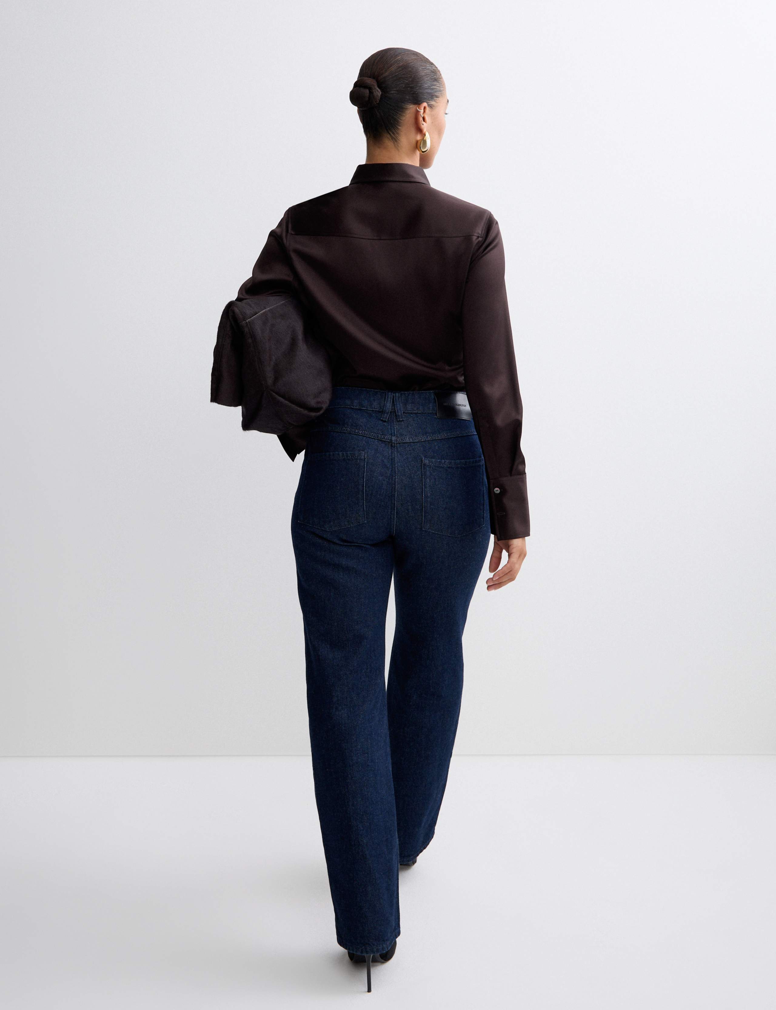 Pure Cotton High Waisted Wide Leg Jeans 7 of 8