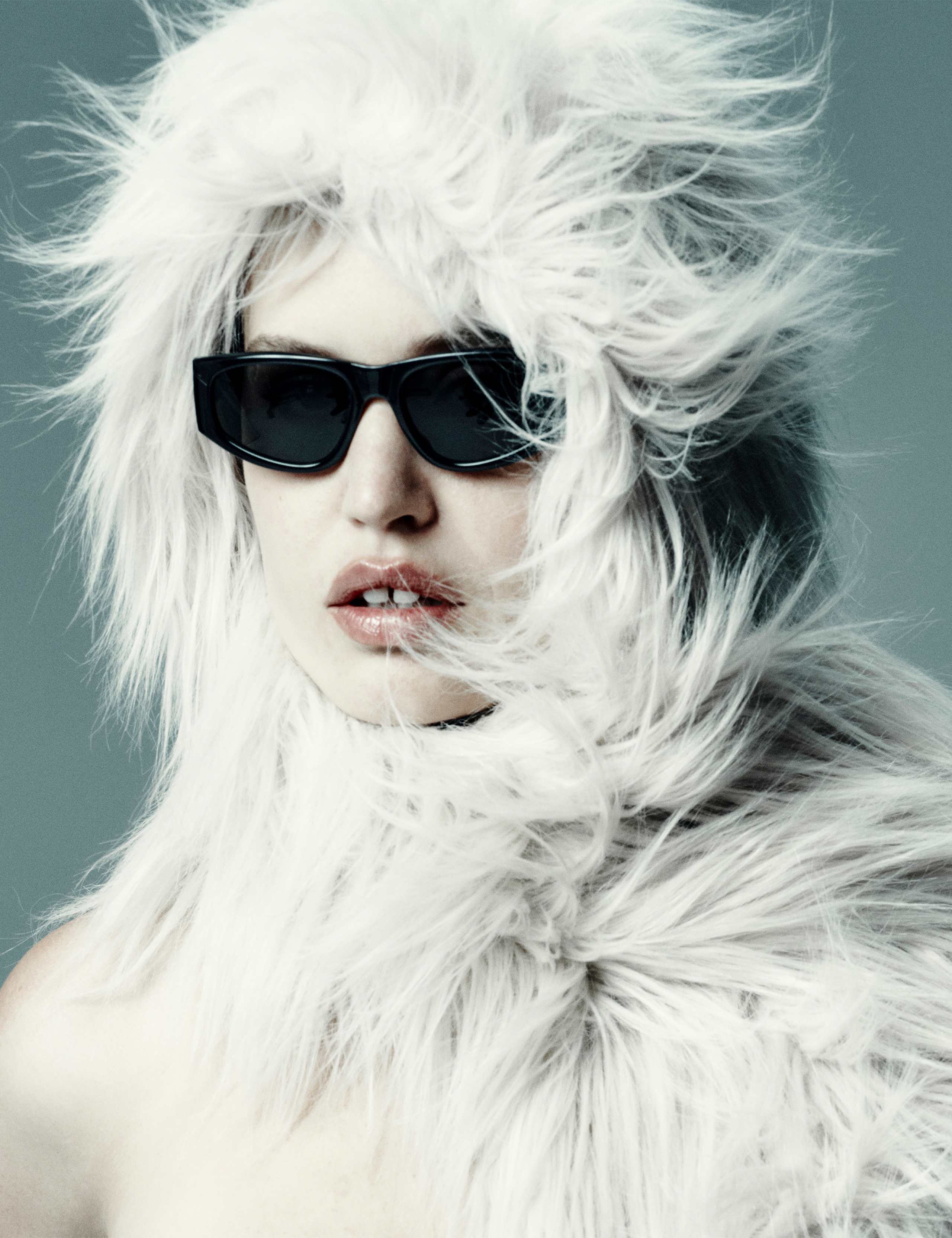 Faux Fur Hooded Scarf 1 of 3