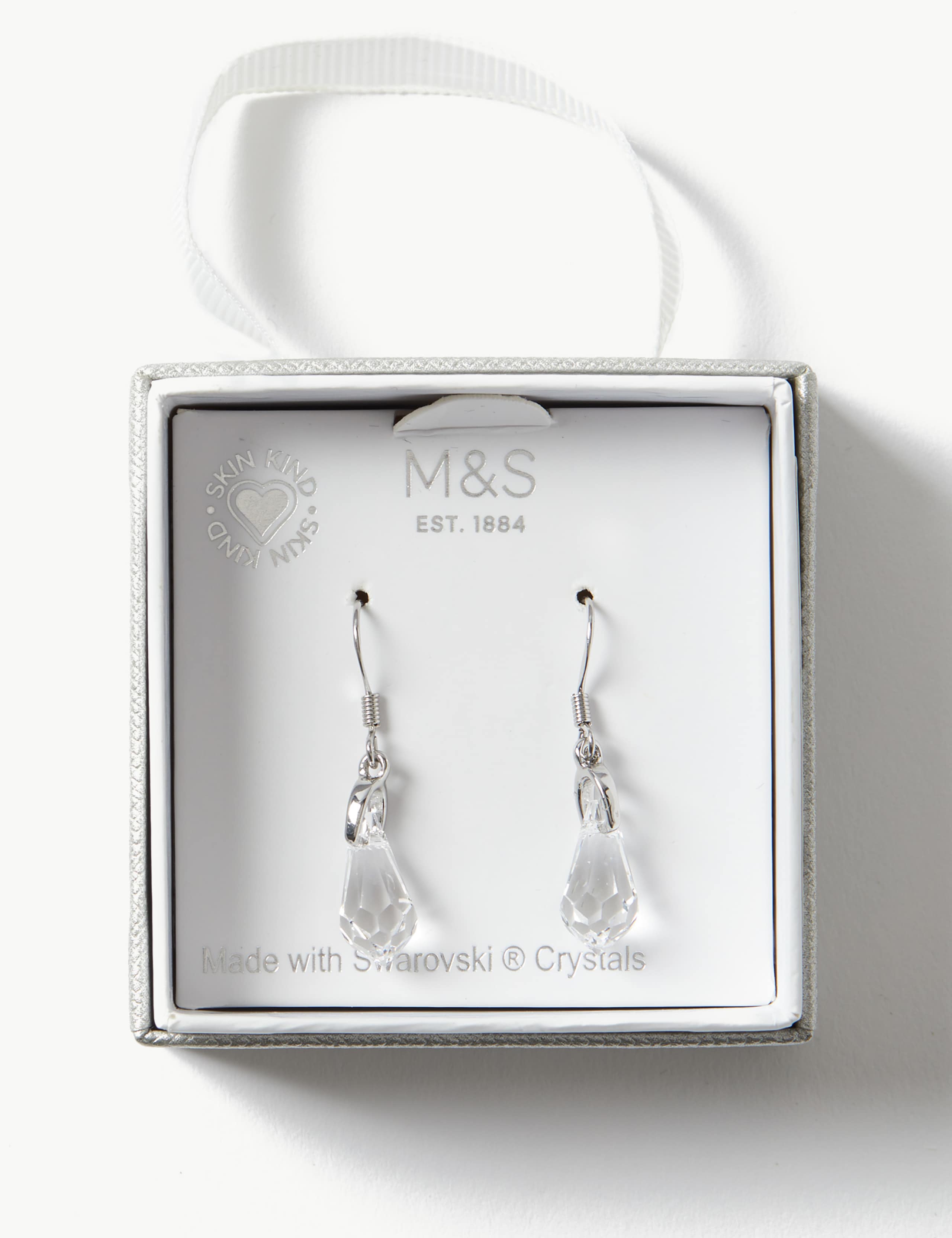 Drop Earrings with Swarovski® Crystals 3 of 3