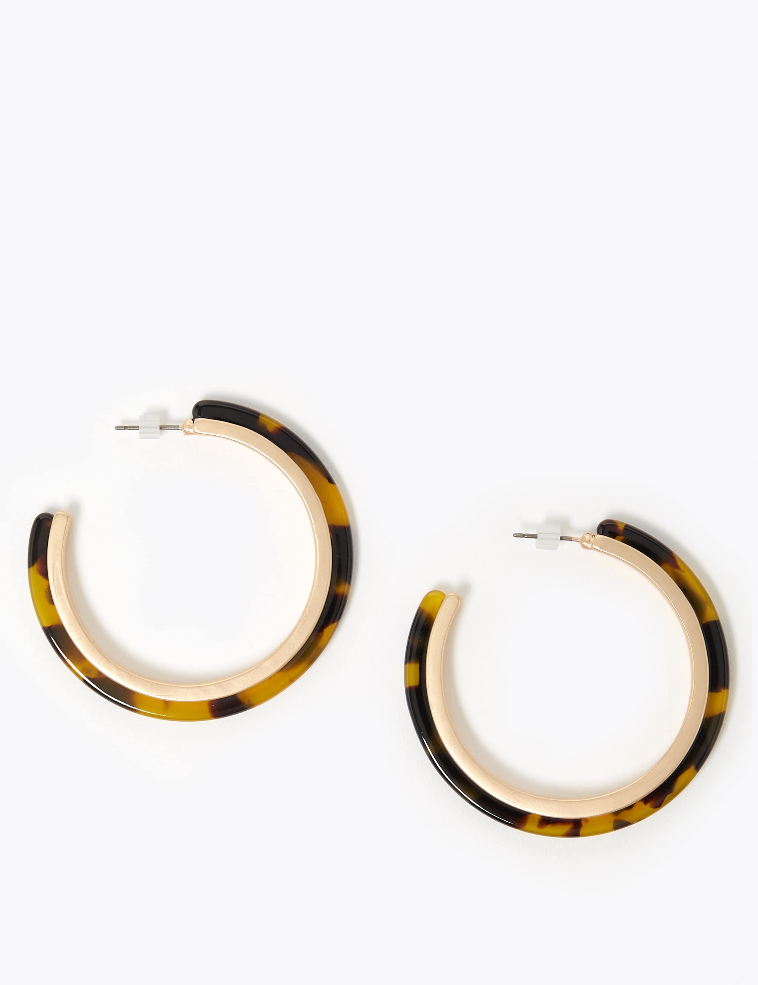 Large Resin Hoop Earrings 1 of 1
