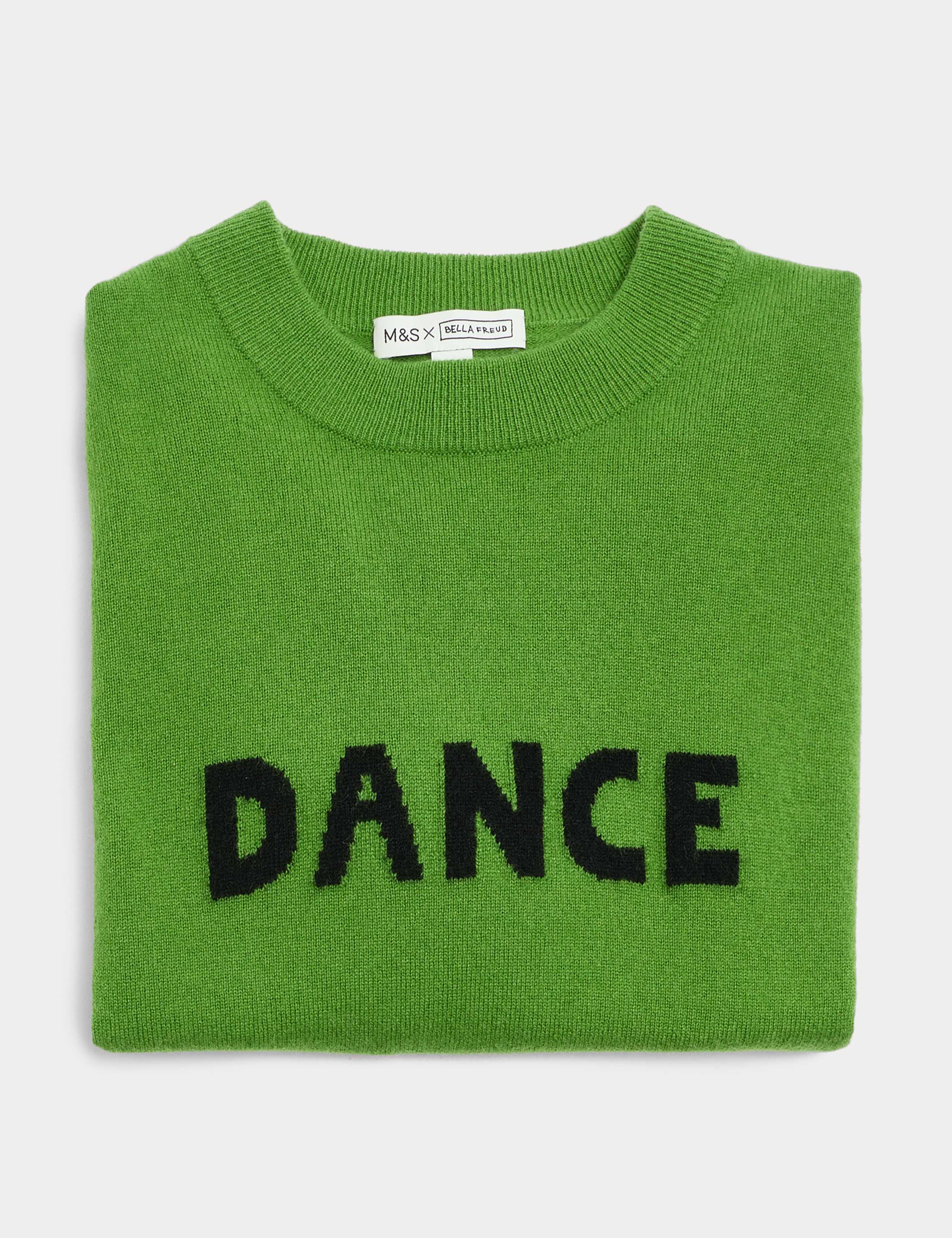 Pure Cashmere Dance Slogan Jumper 6 of 6