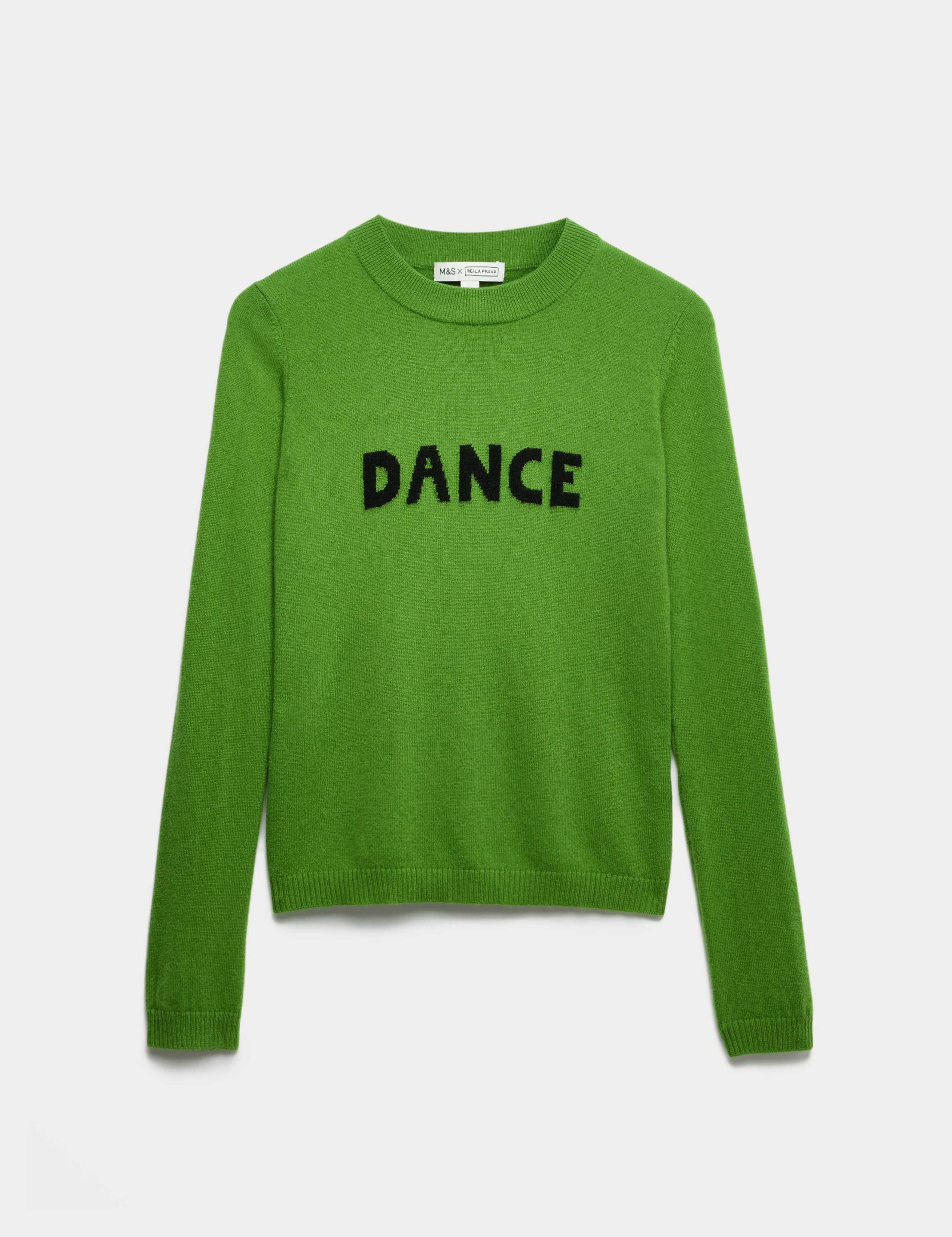 Pure Cashmere Dance Slogan Jumper 2 of 6