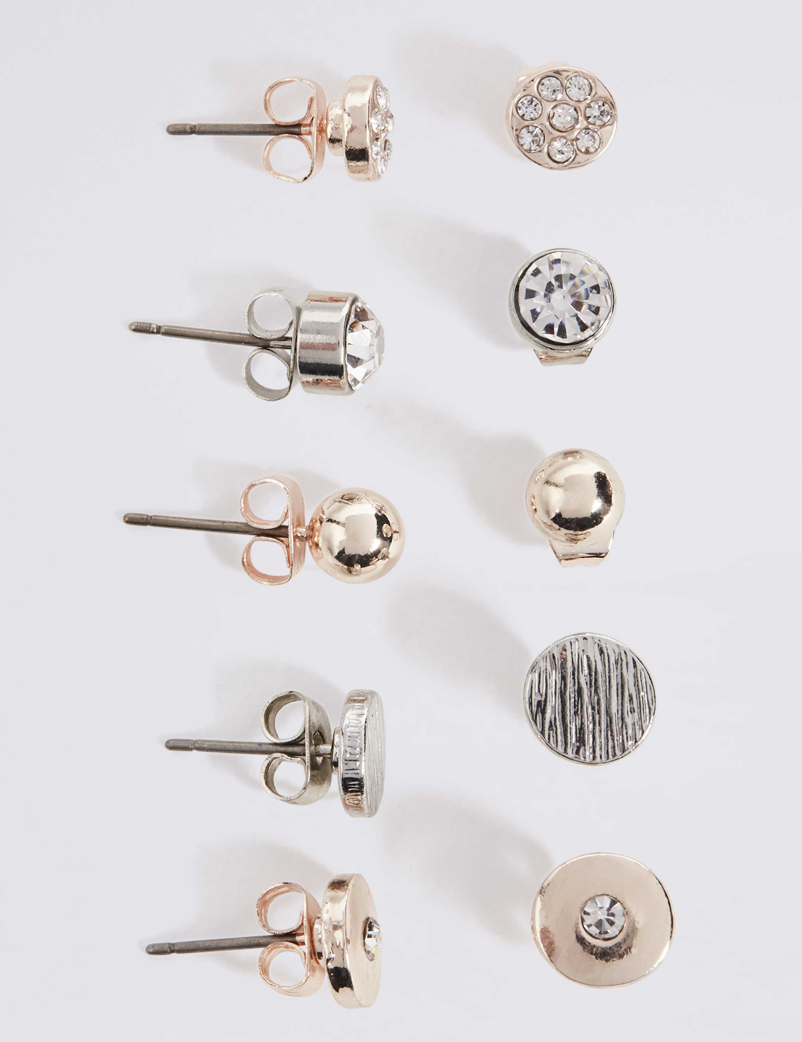 Mixed Stud Earrings Set 1 of 2