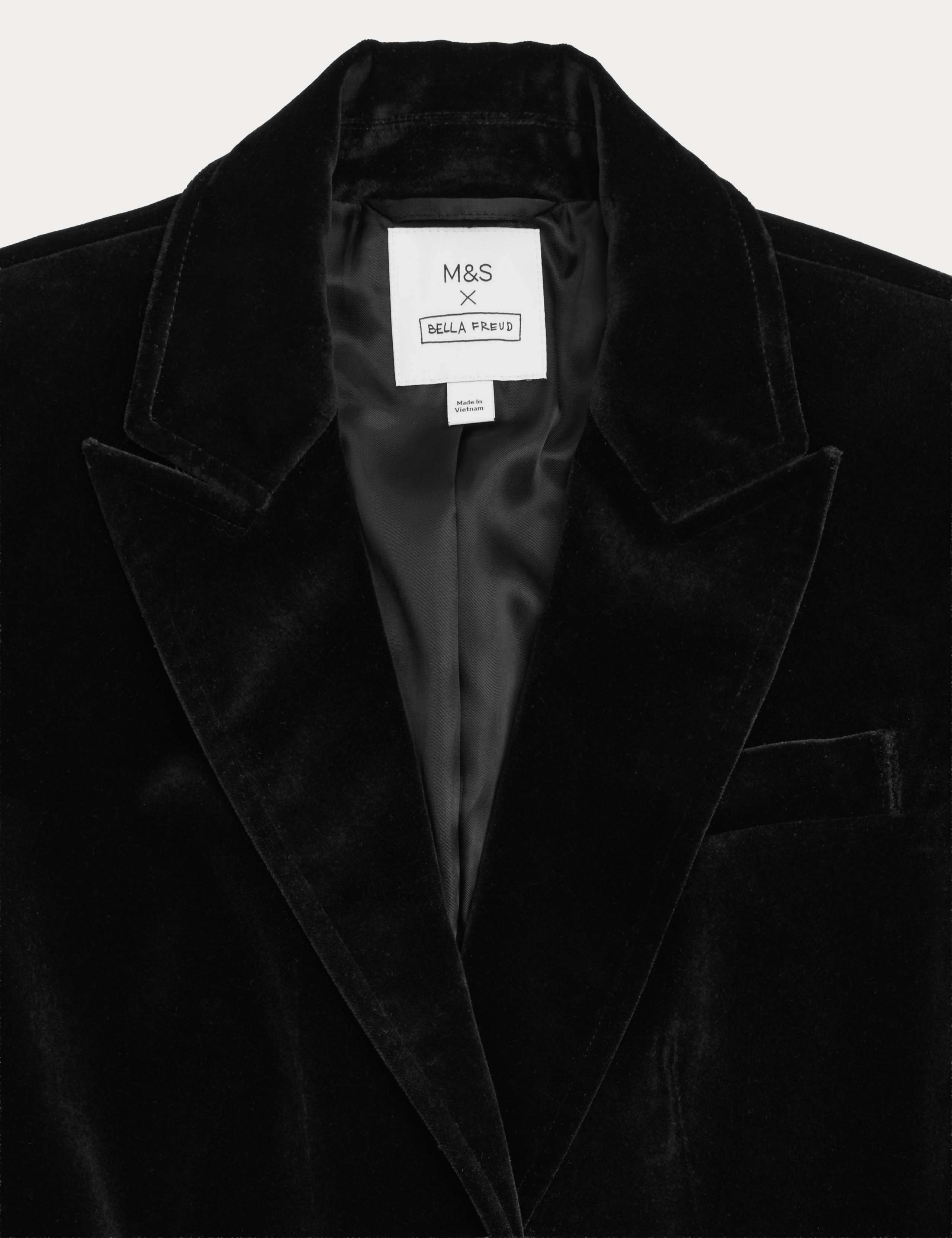 Velvet Tailored Blazer 7 of 8