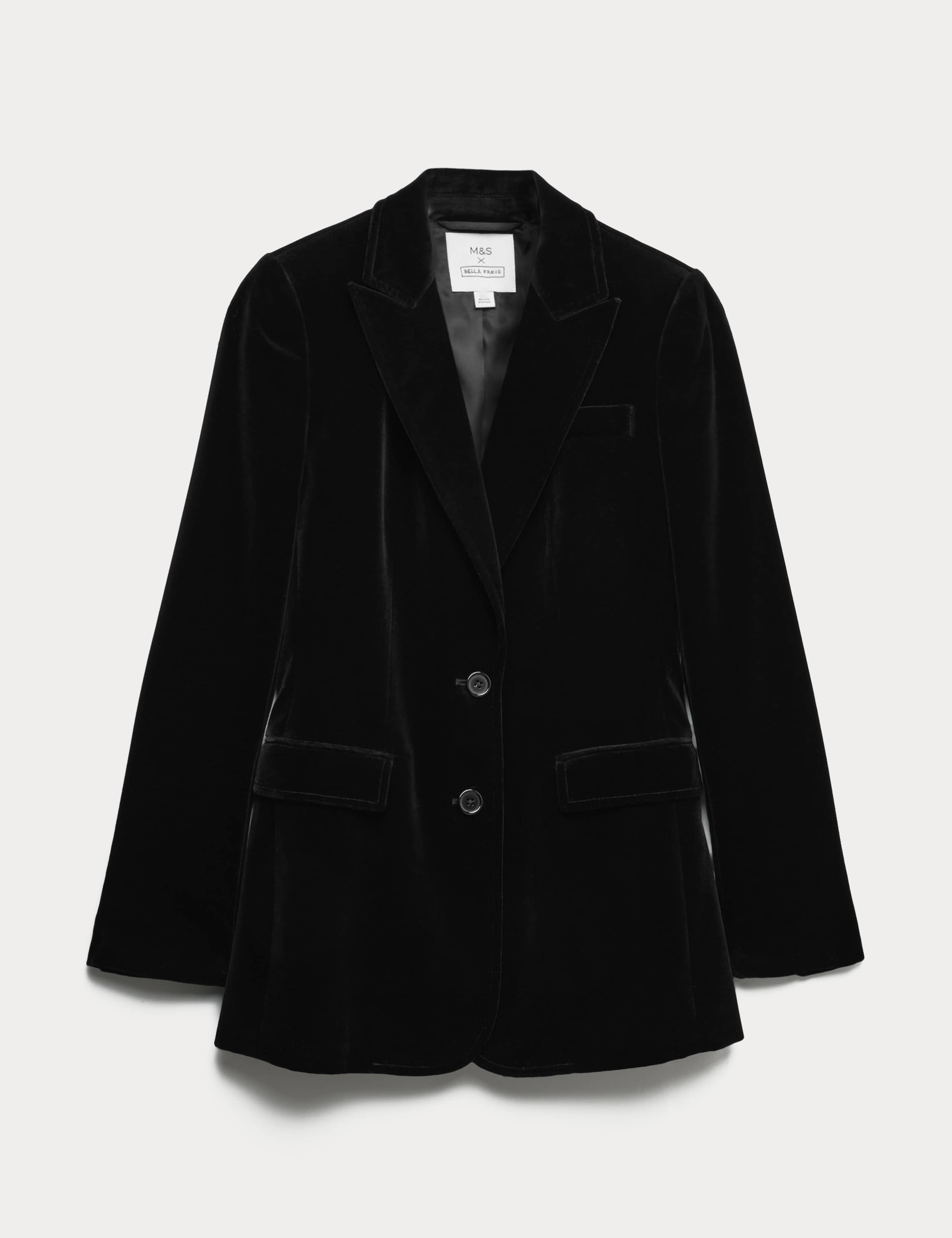 Velvet Tailored Blazer 2 of 8