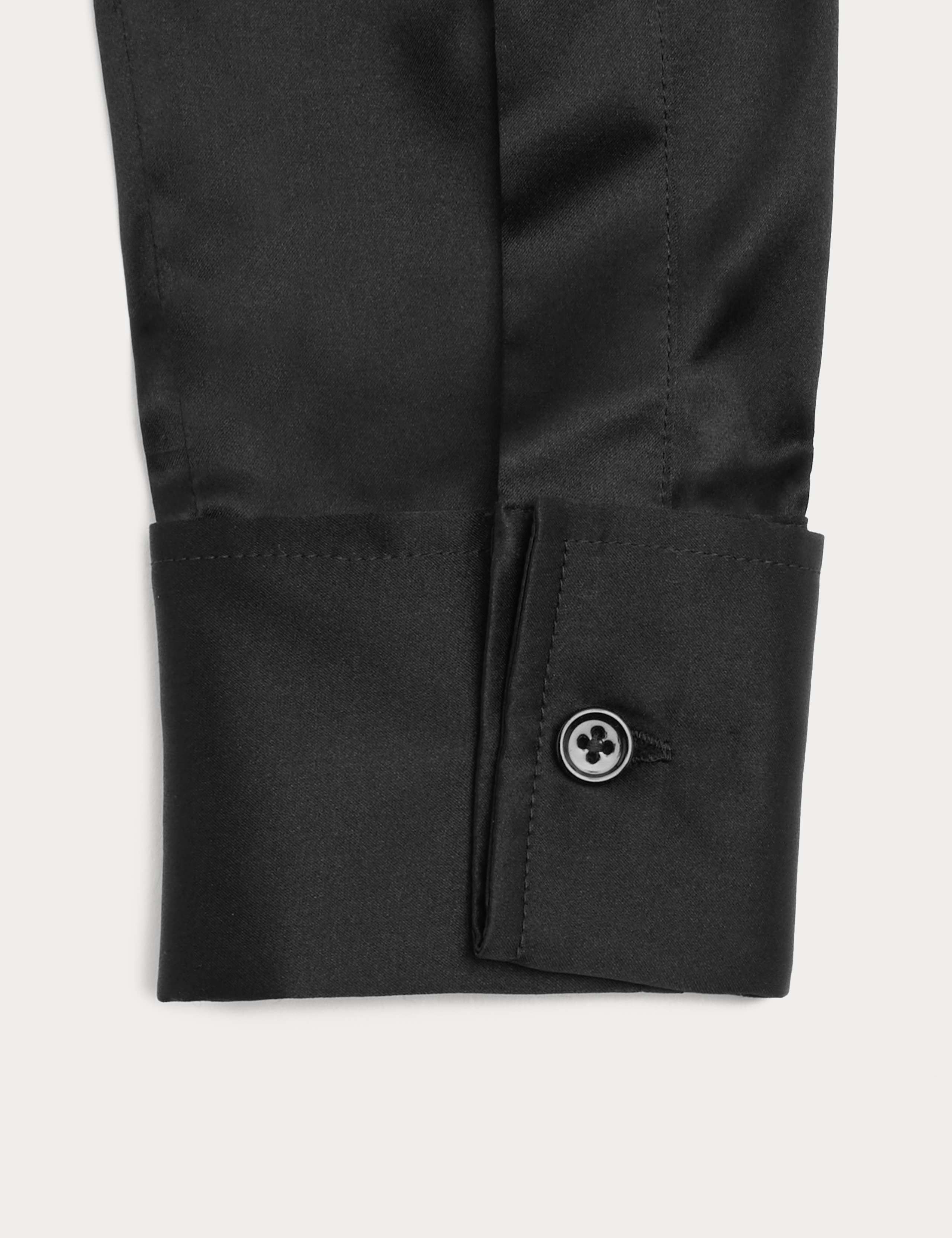 Pure Silk Pleat Detail Shirt 6 of 6