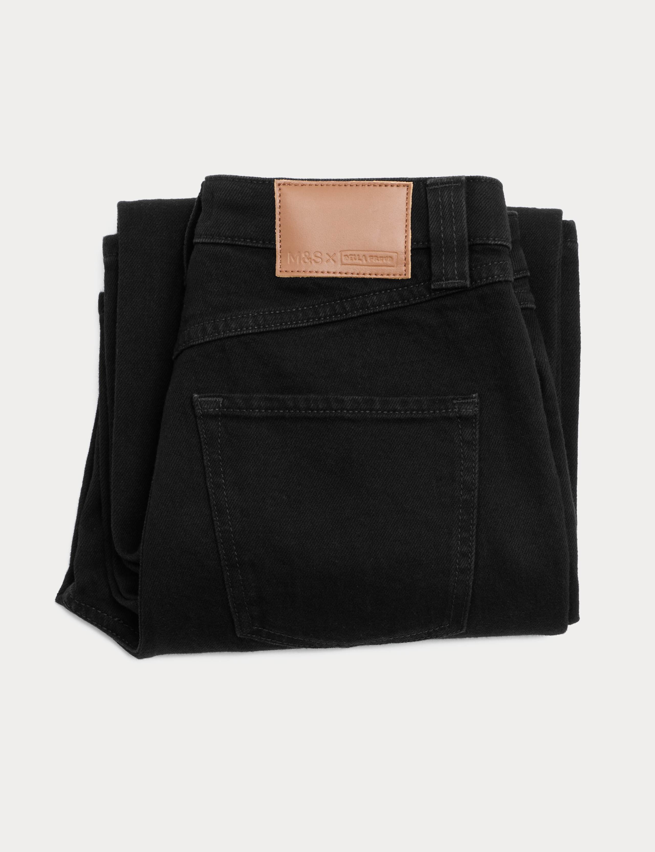Cotton Rich High Waisted Wide Leg Jeans 7 of 7