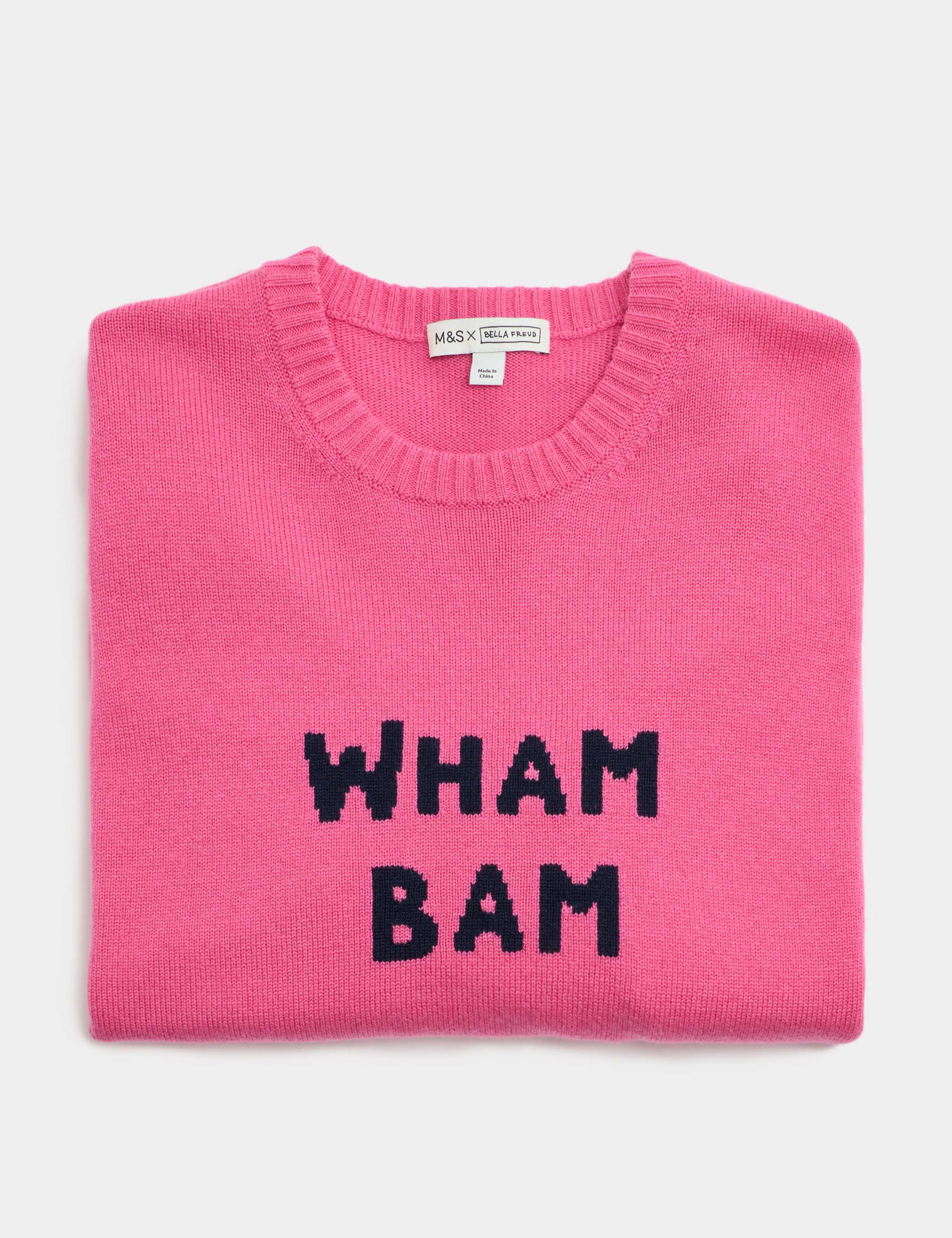 Merino Wool Rich 'Wham Bam' Relaxed Jumper 6 of 6