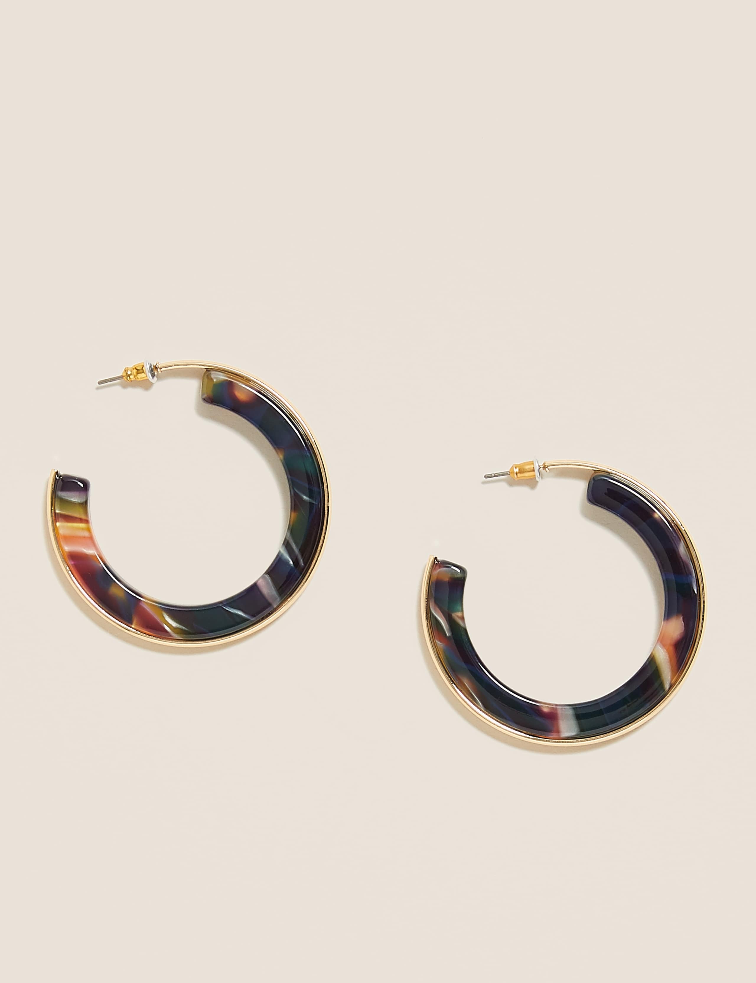 Resin Large Hoop Earrings 1 of 1
