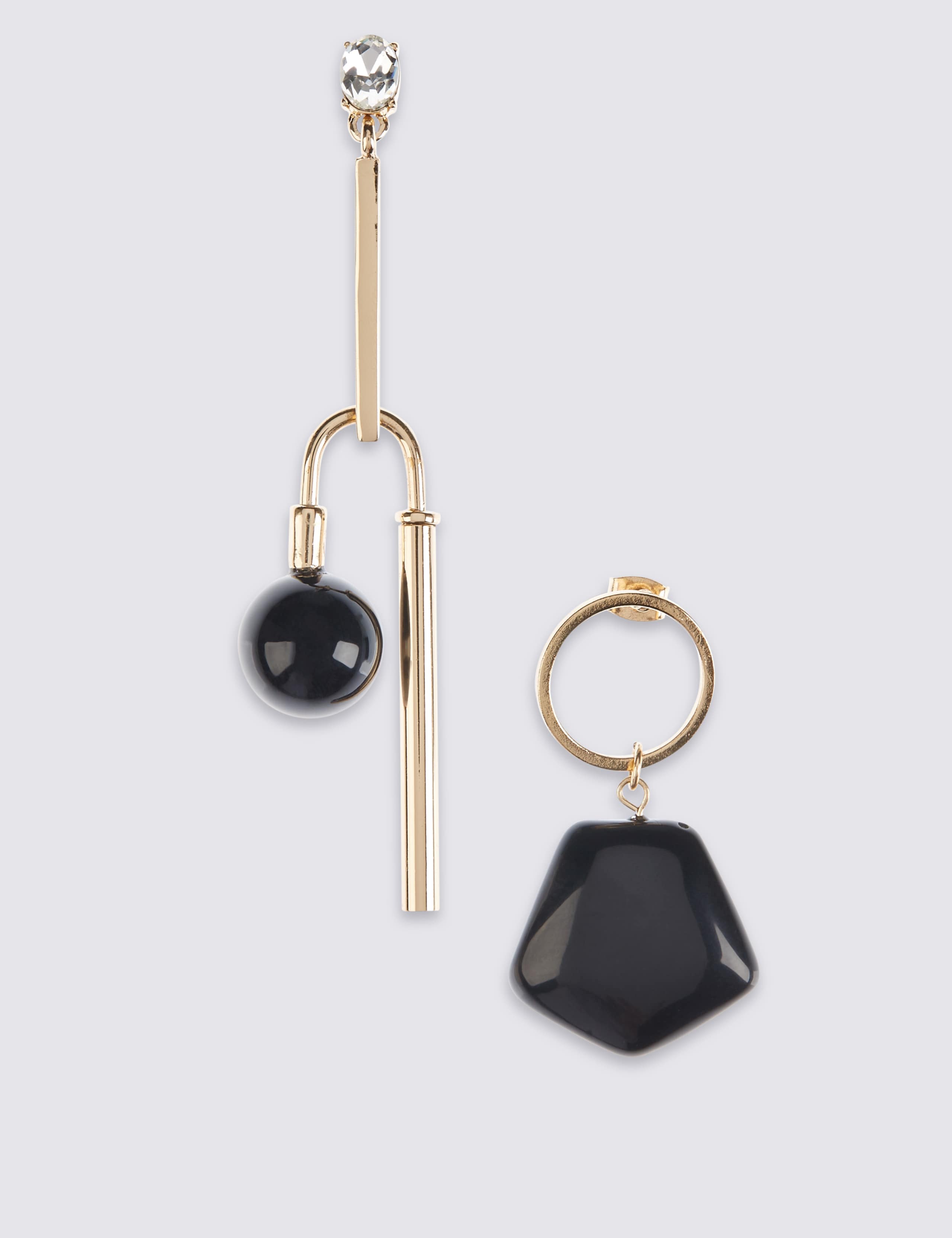 Mix Shapes Drop Earrings 1 of 2