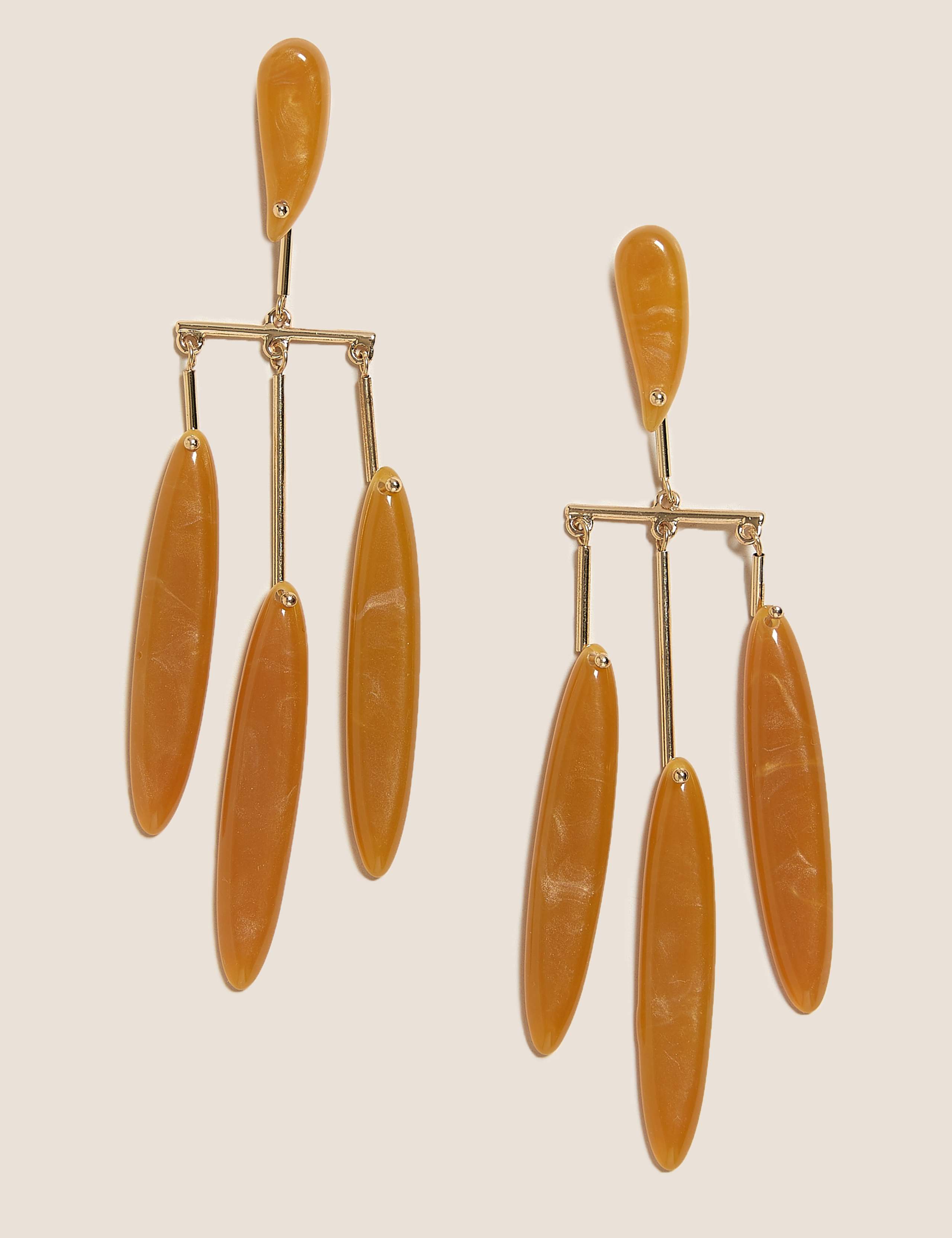 Resin Statement Drop Earrings 1 of 1