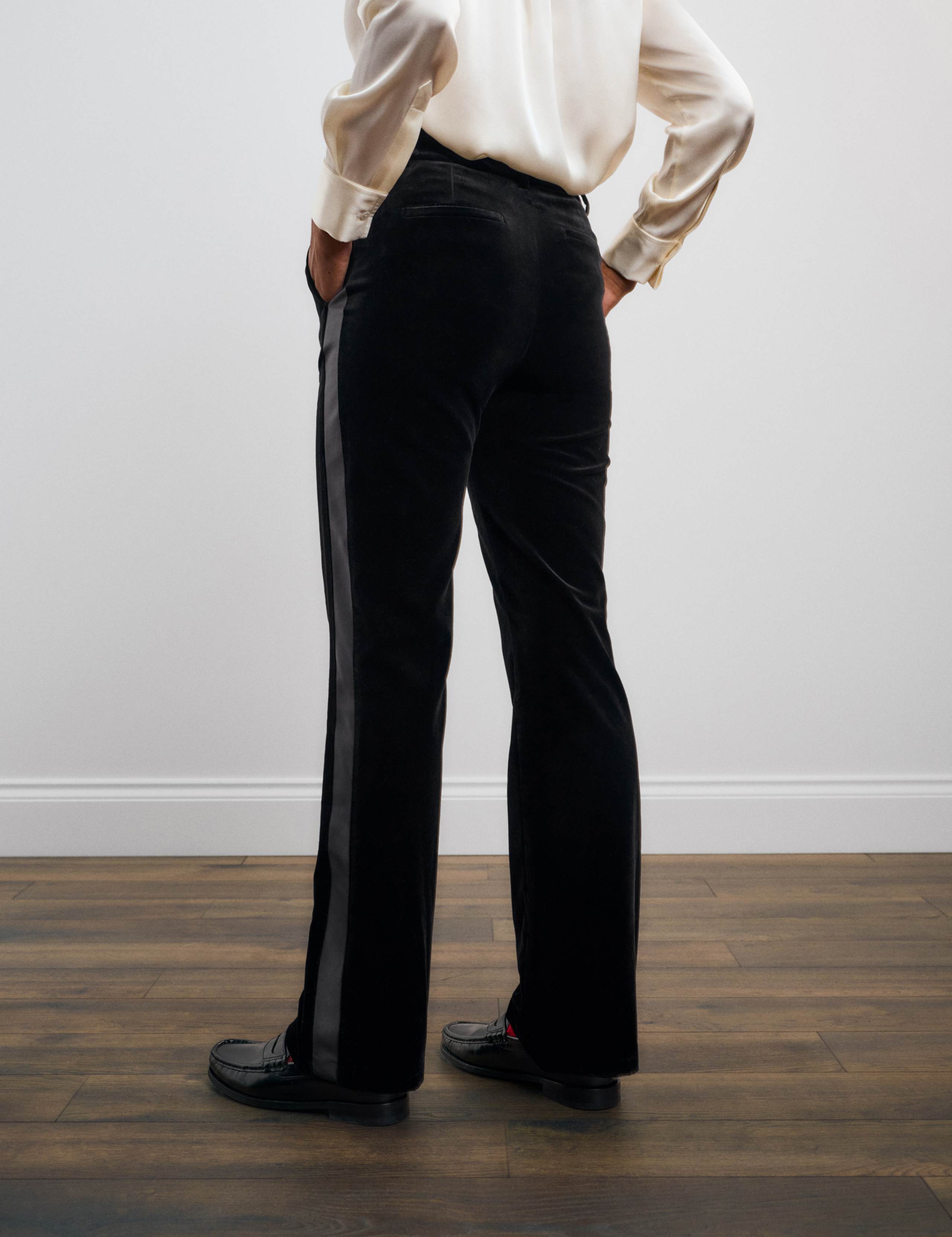 Velvet Straight Leg Trousers 5 of 6