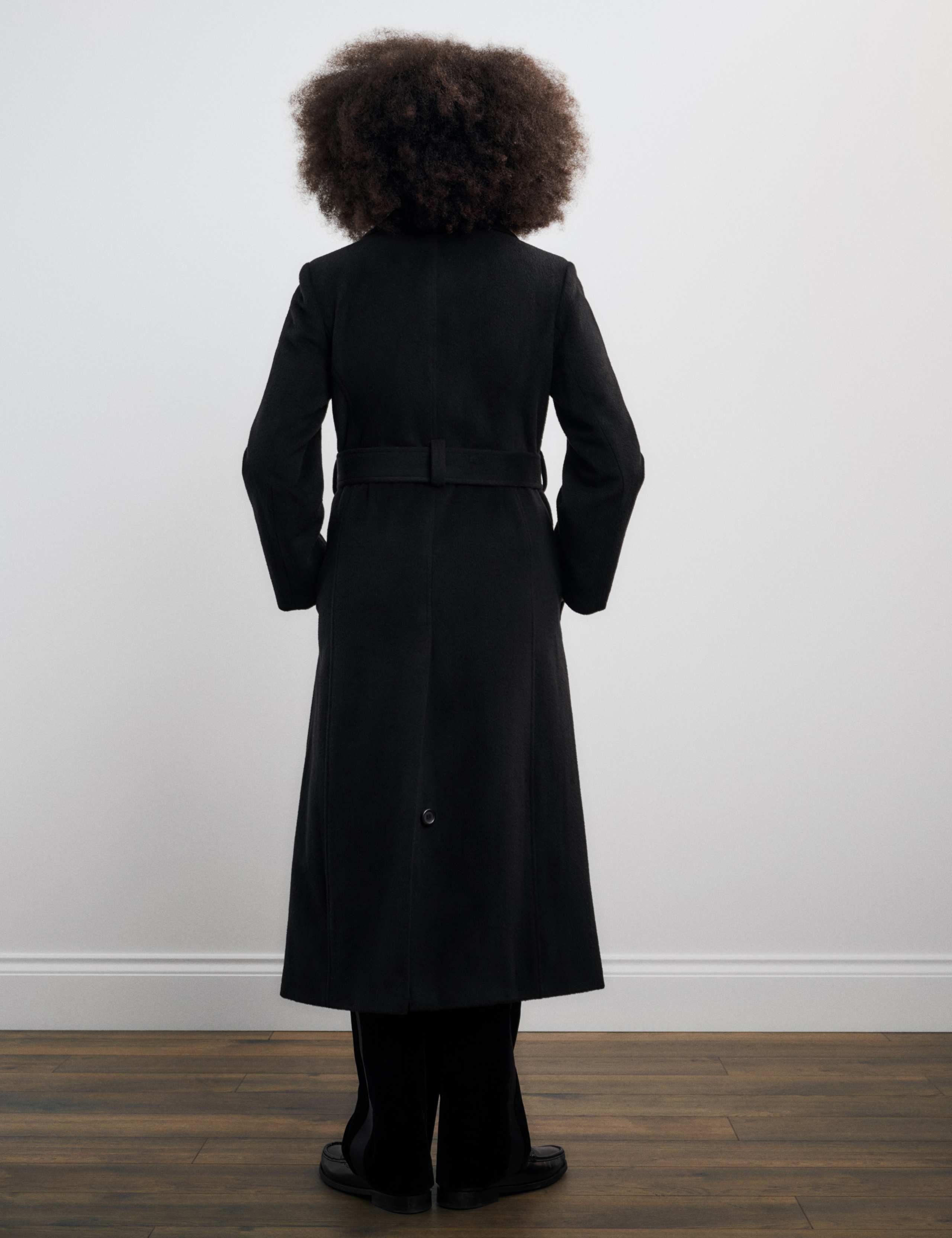 Pure Wool Belted Double Breasted Coat 5 of 8