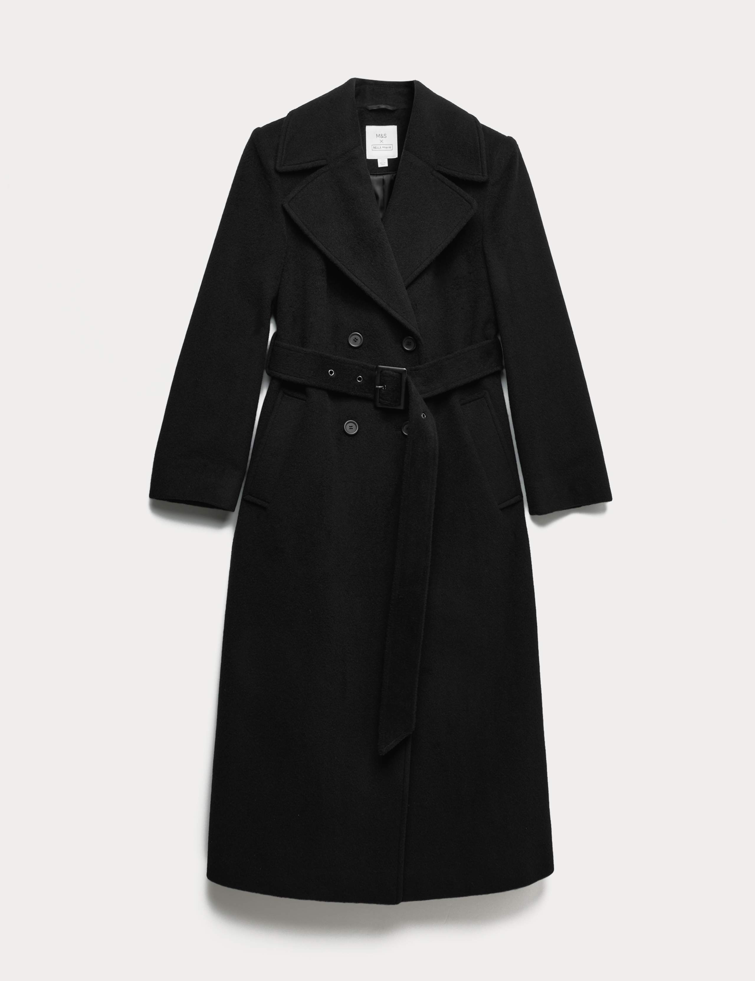 Pure Wool Belted Double Breasted Coat 2 of 8