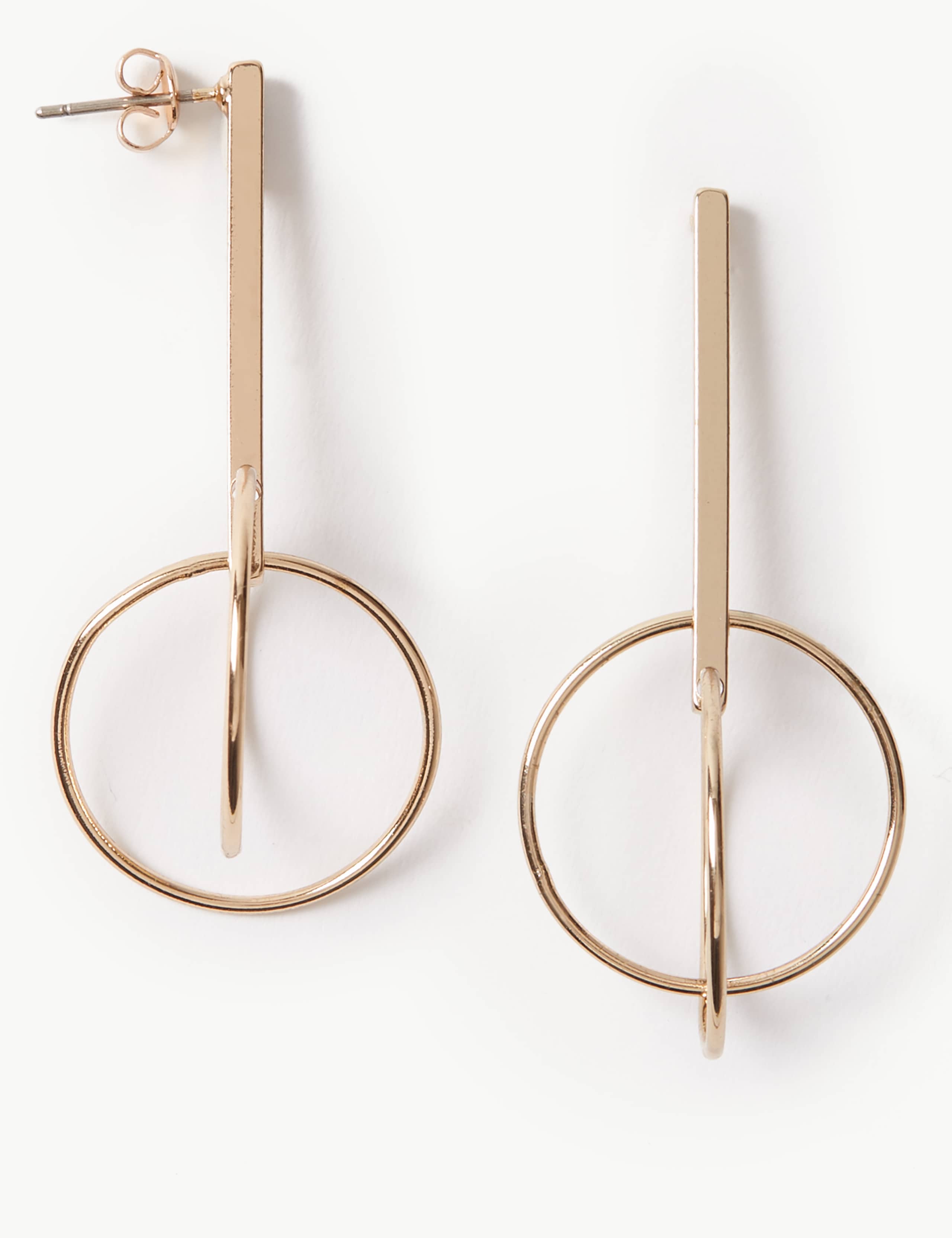 Open Circle Drop Earrings 1 of 1