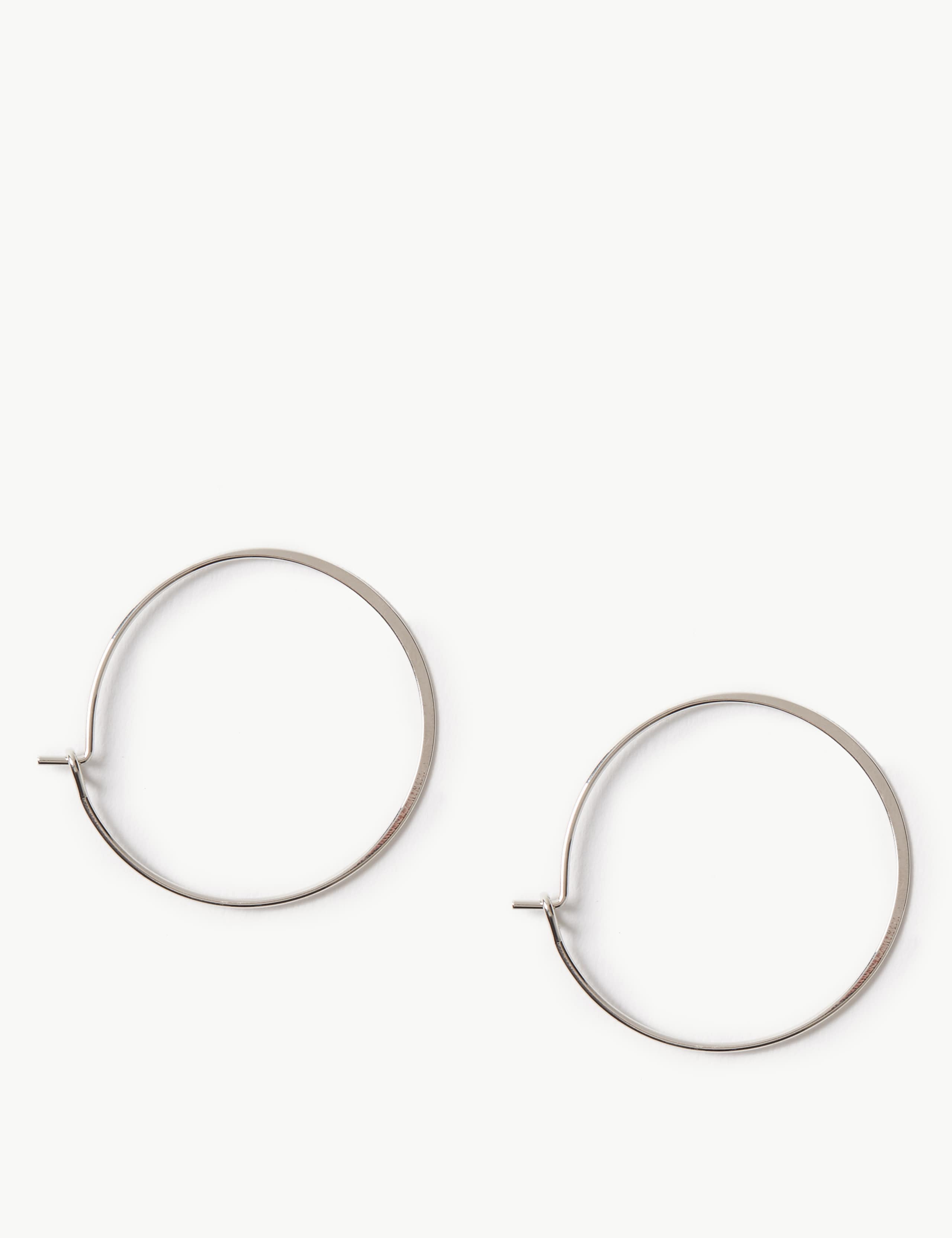 Round Hoop Earrings 1 of 1