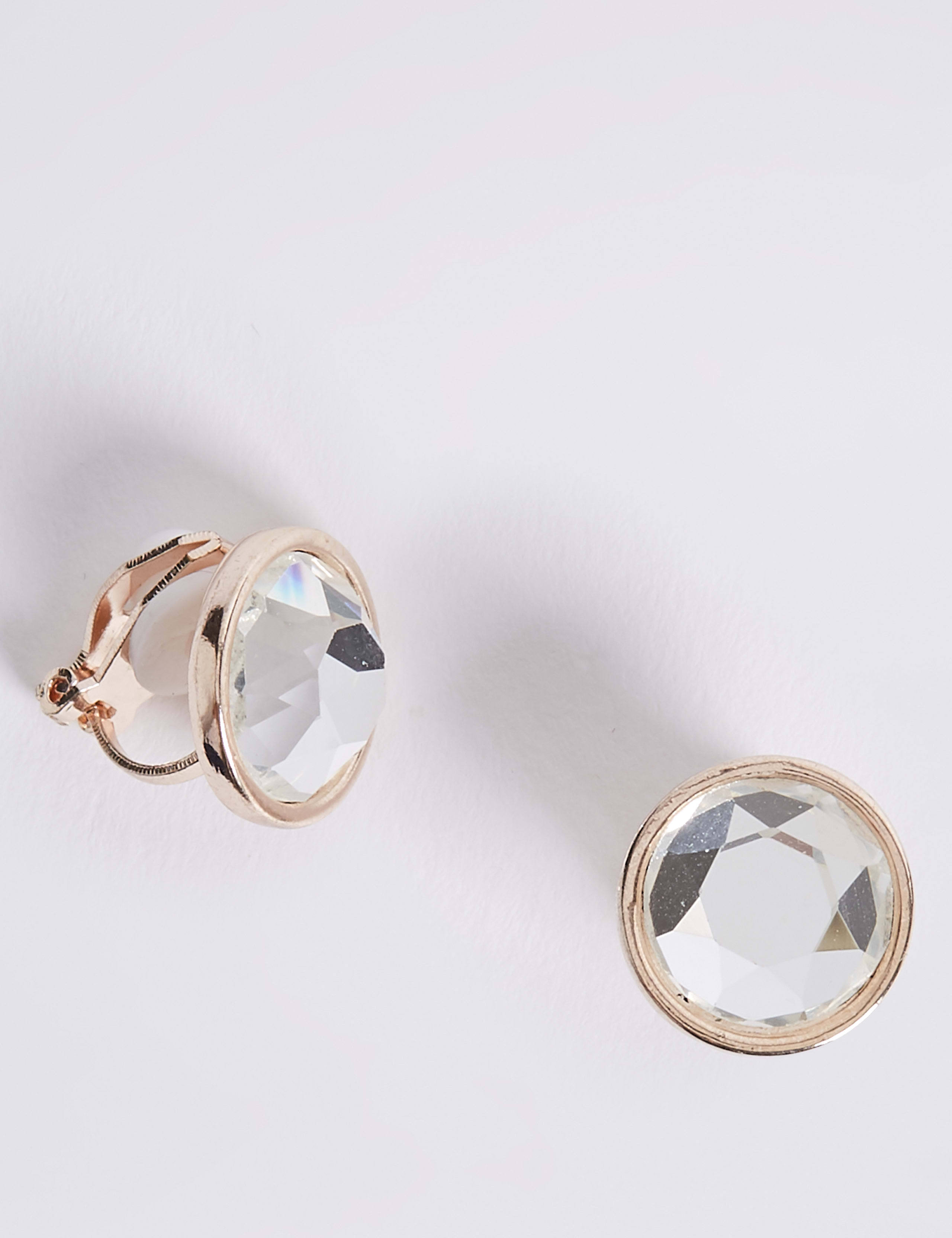 Stone Clip-On Stud Earrings 1 of 1