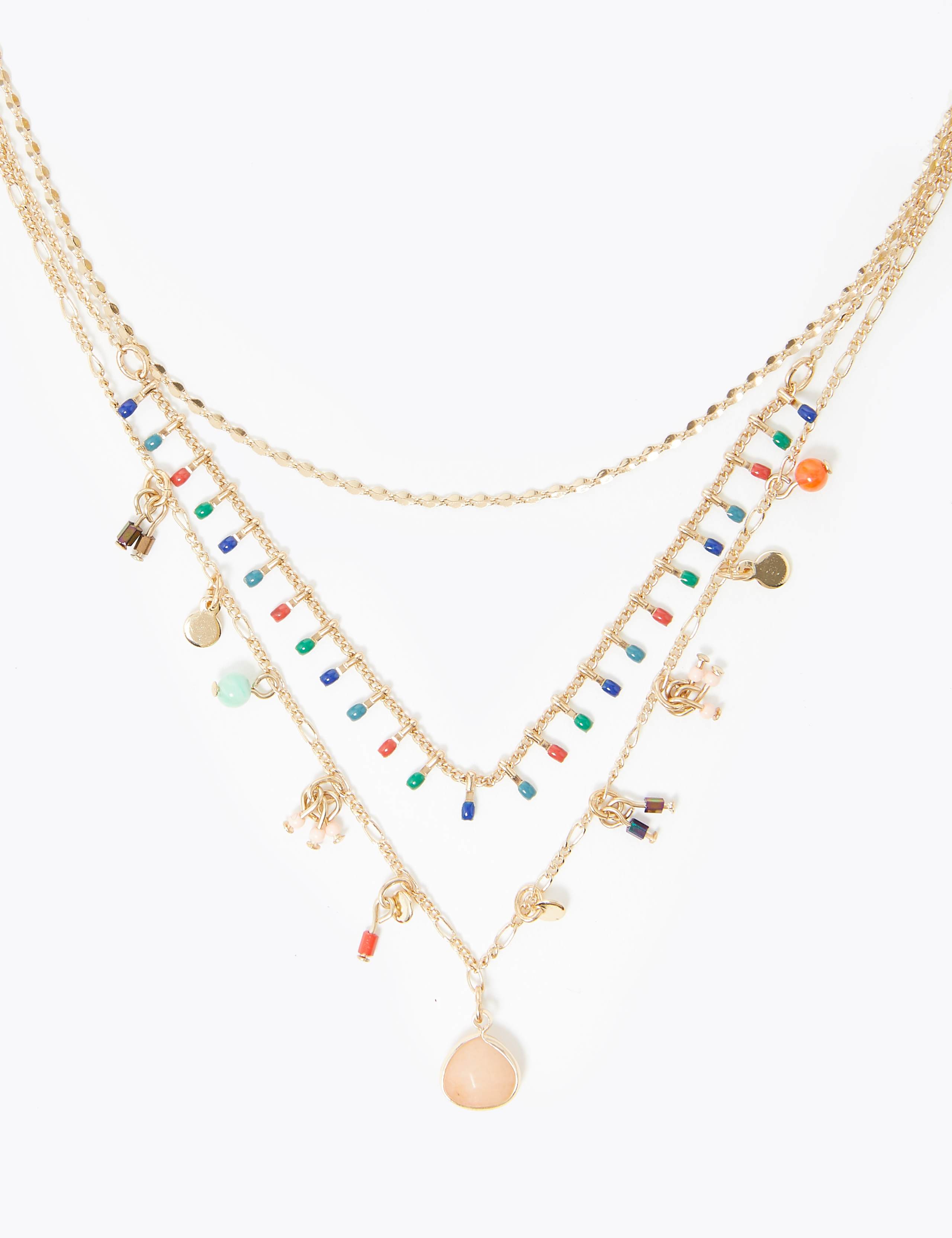 Multi Row Necklace 1 of 2