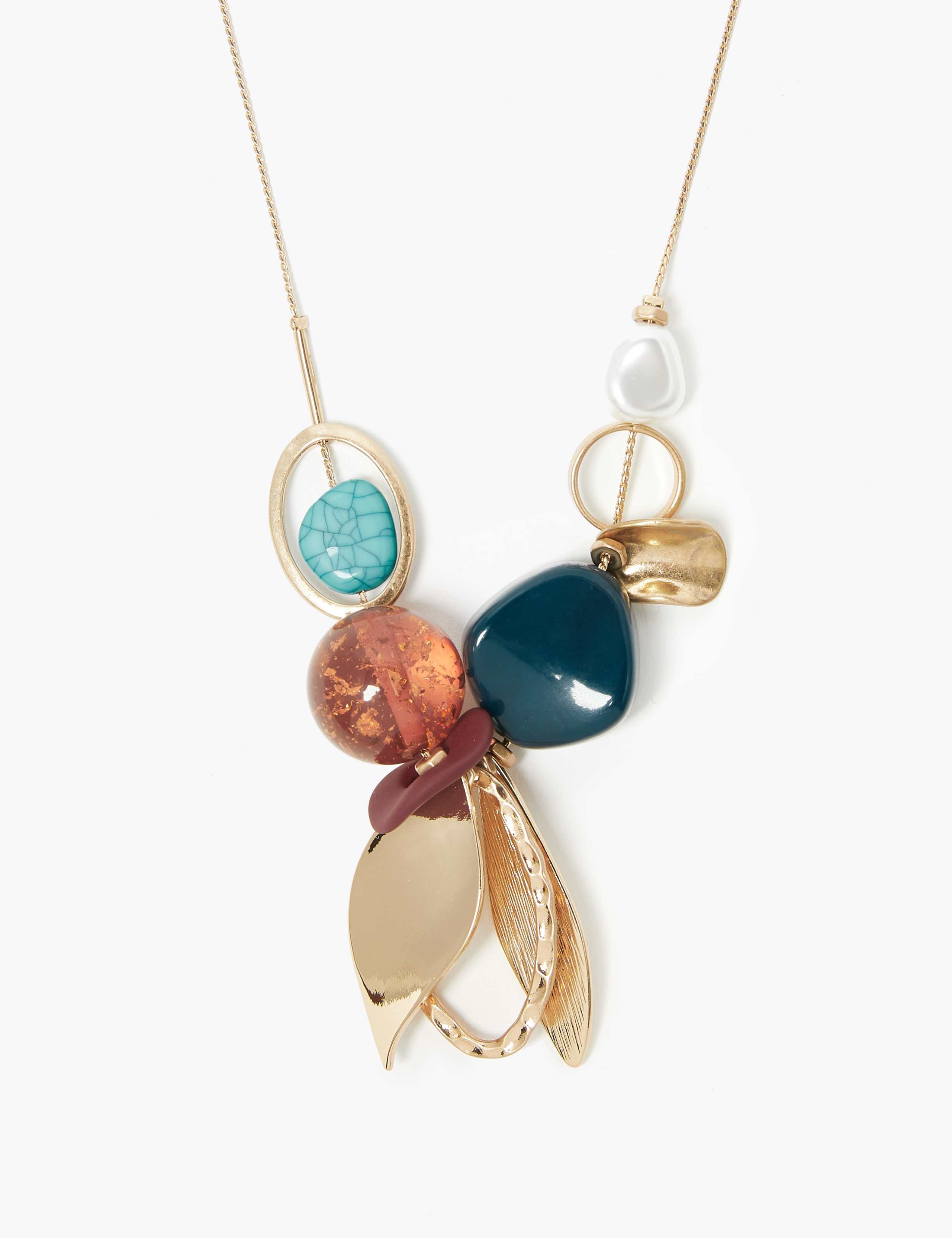 Botanical Cluster Long Necklace 1 of 2