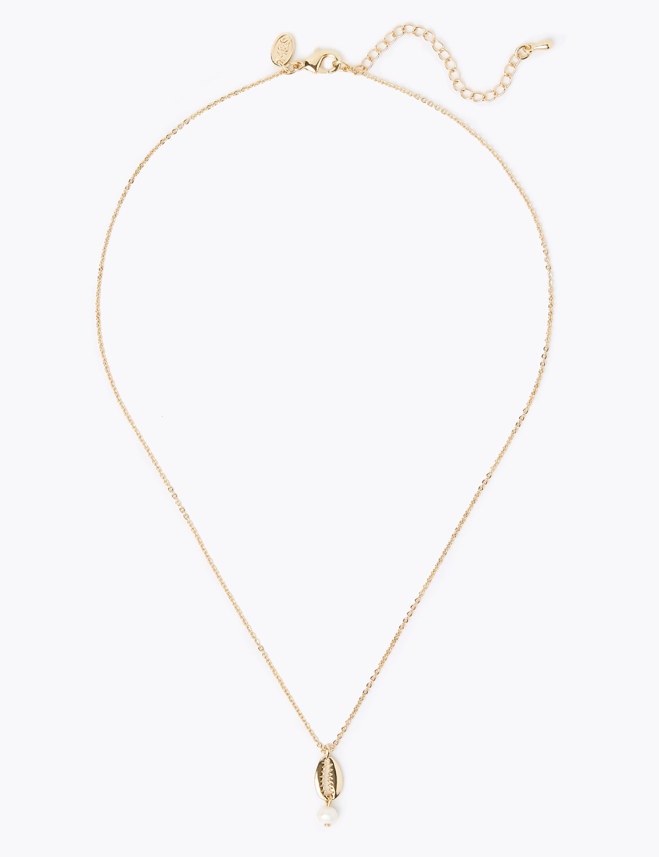 Gold Shell Shape Necklace 2 of 2