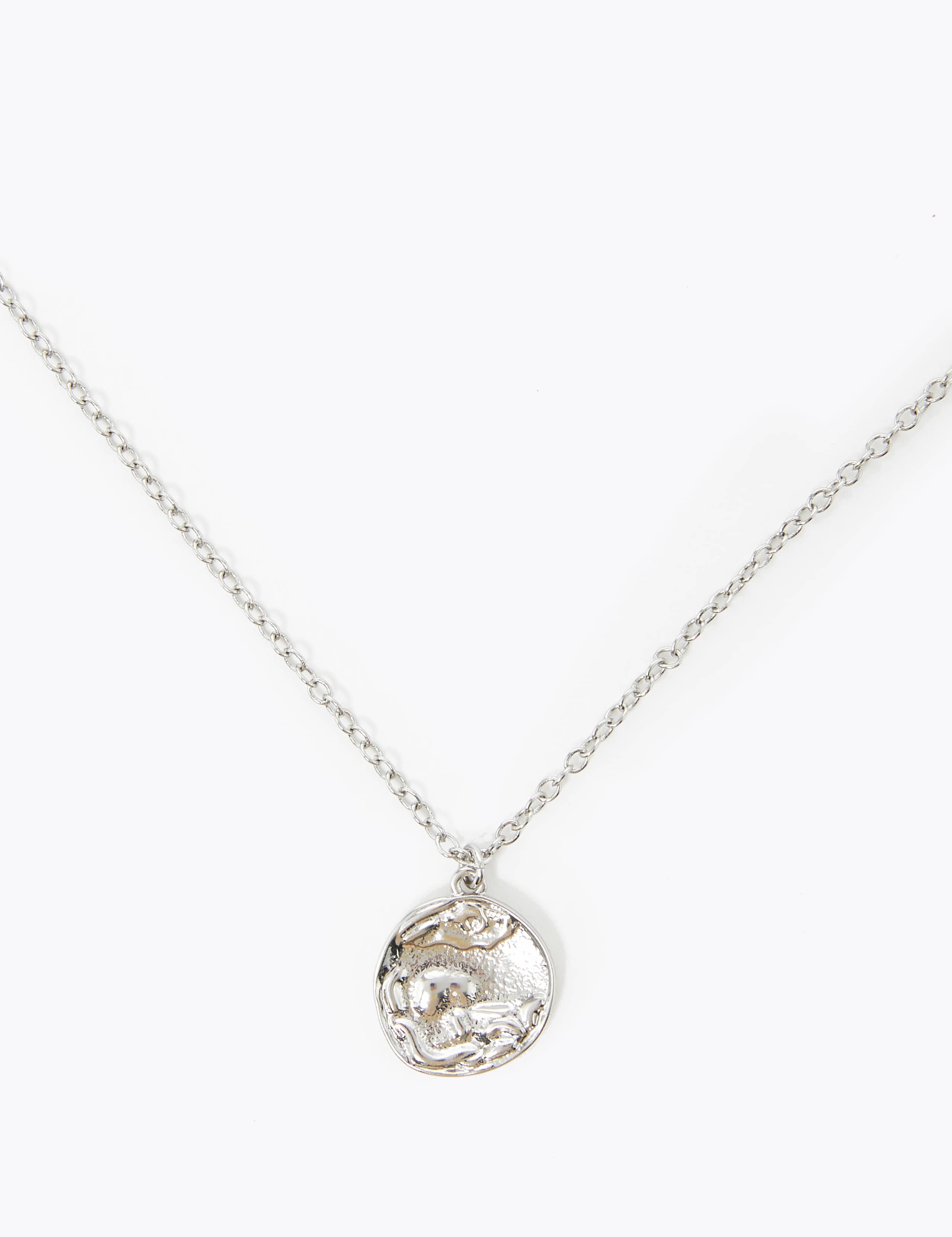 Battered Coin Necklace 1 of 2