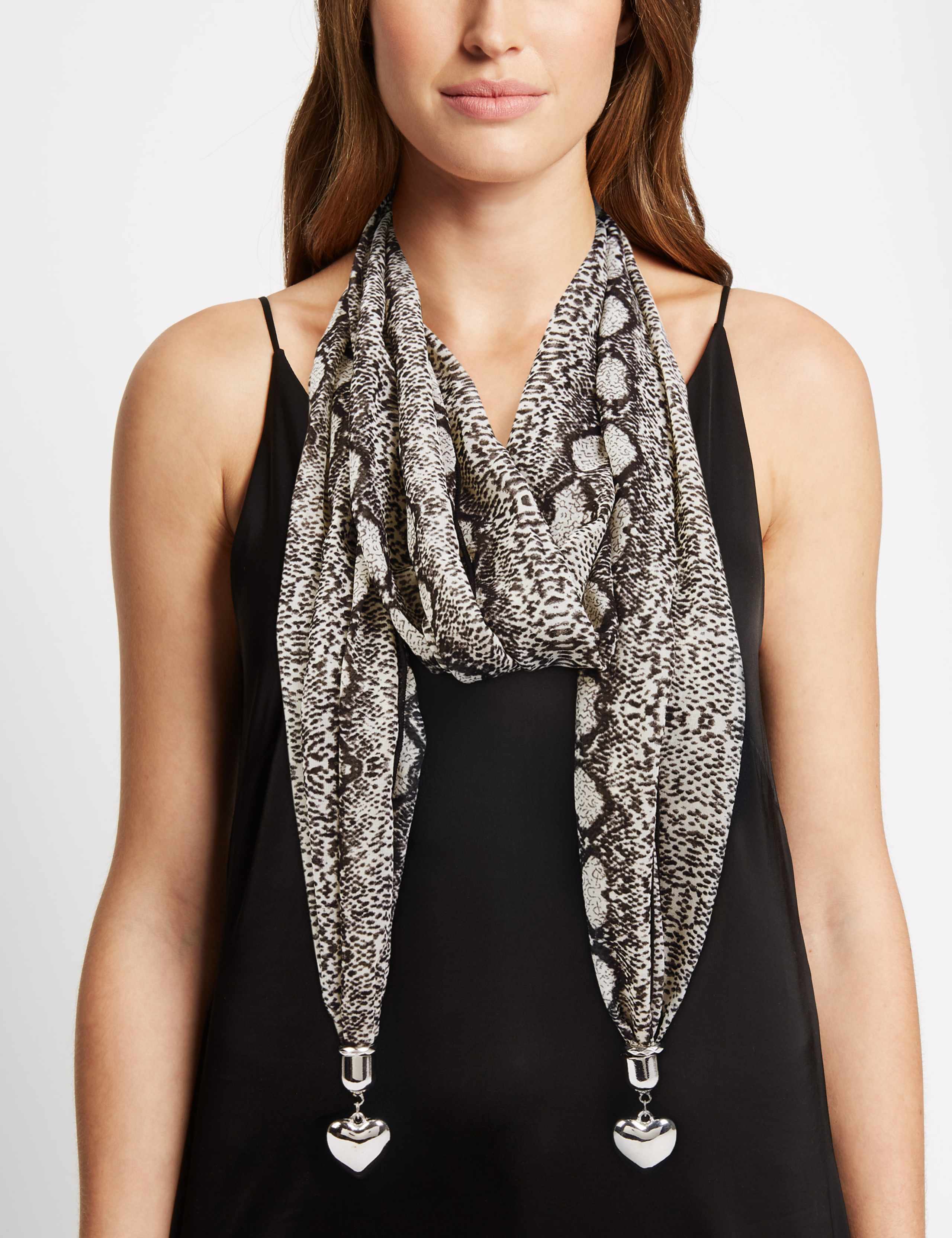 Animal Print Jewellery Scarf 1 of 2